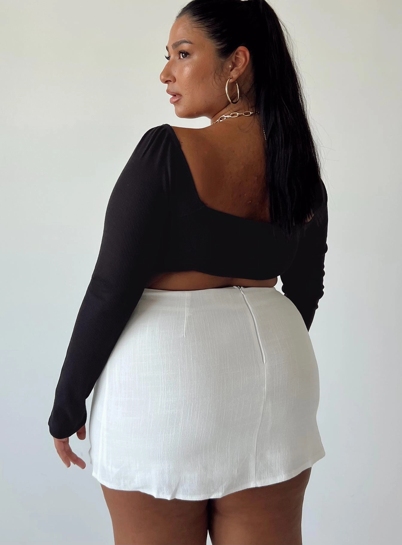 Selby Mini Skirt White Curve birthday party Artisanal Craft