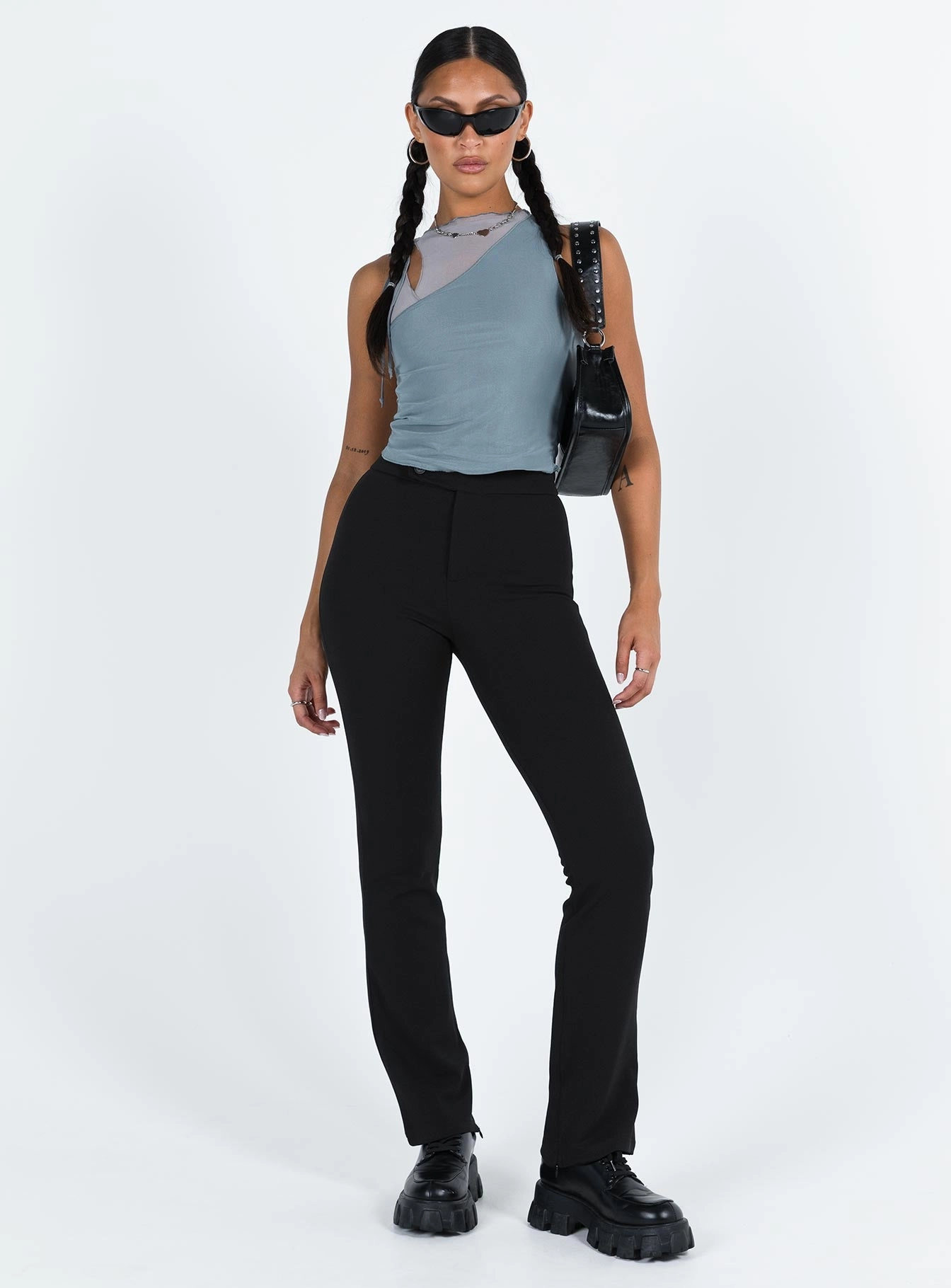DurableReinforcedMaterial Cristomo Pants Black