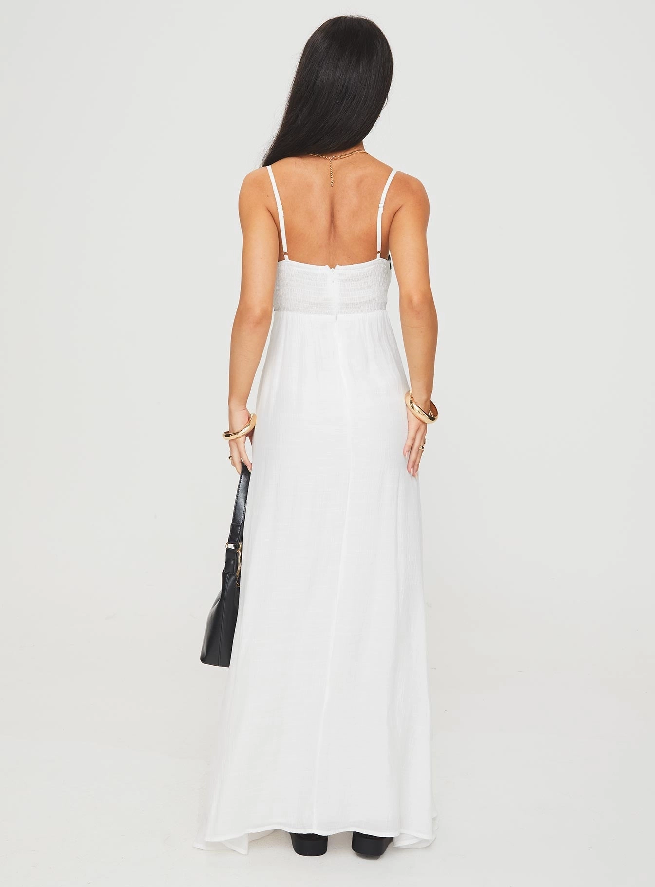 Travel Option Croxetti Maxi Dress White