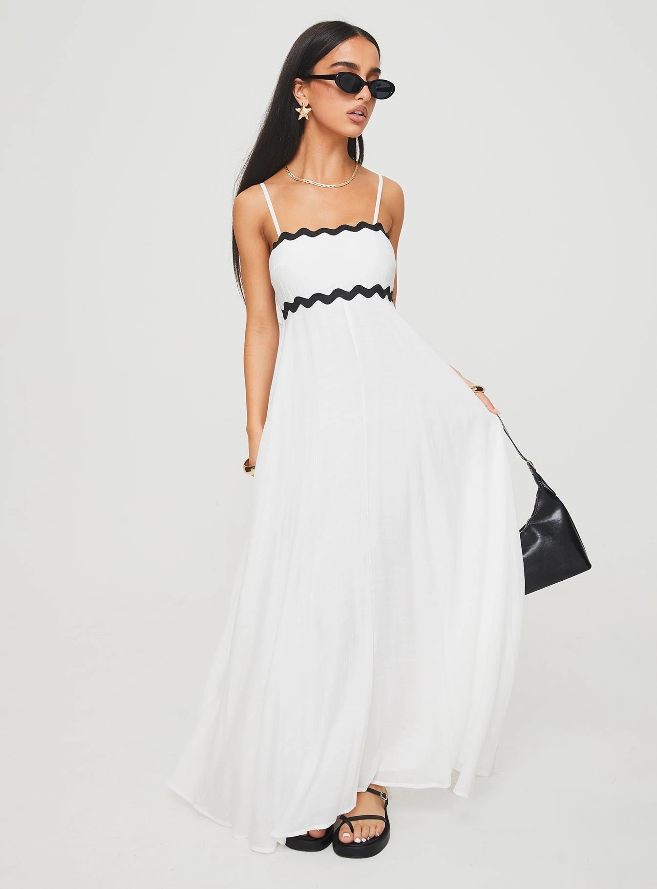 Calm Touch Croxetti Maxi Dress White