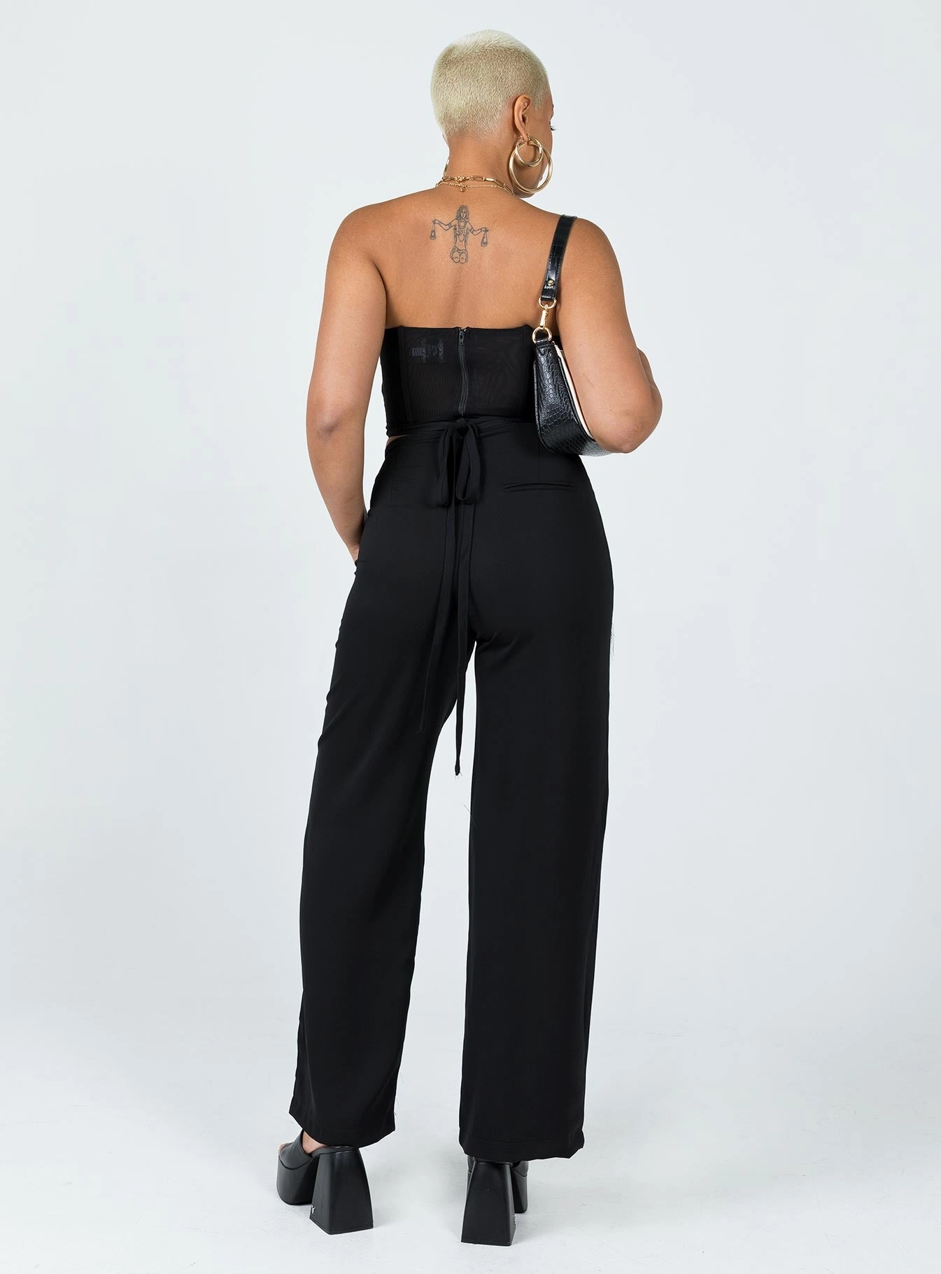Relaxed Vibe Cudal Pants Black