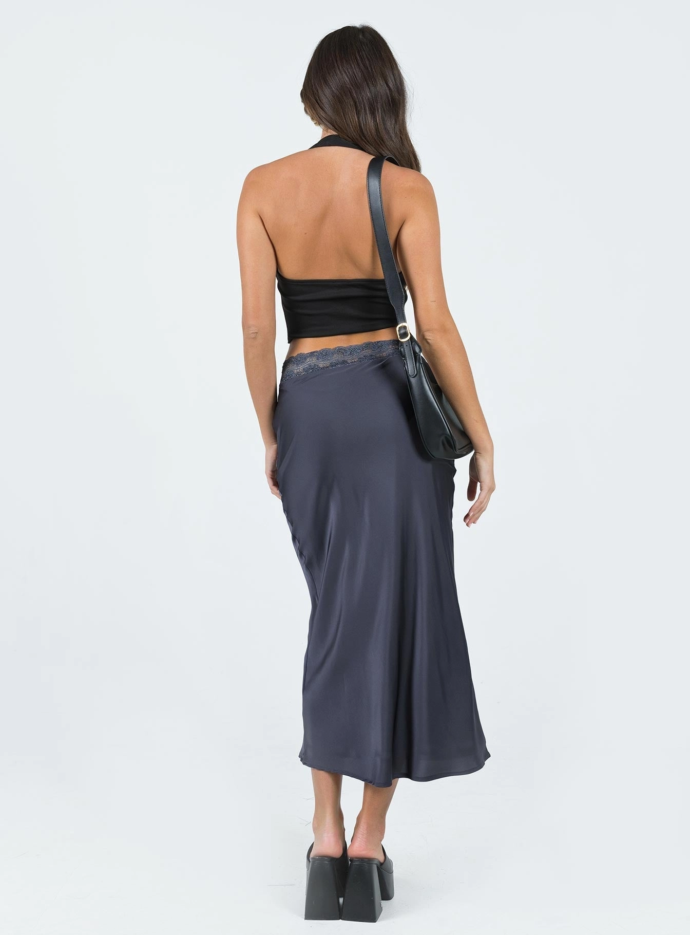 Airy Comfort The Charmaine Maxi Skirt Slate