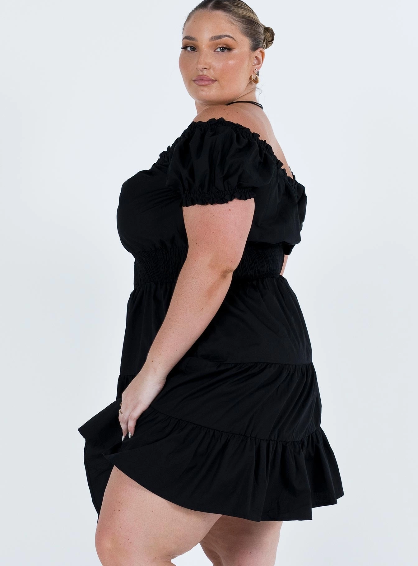 Modern Finish Daniela Mini Dress Black Curve