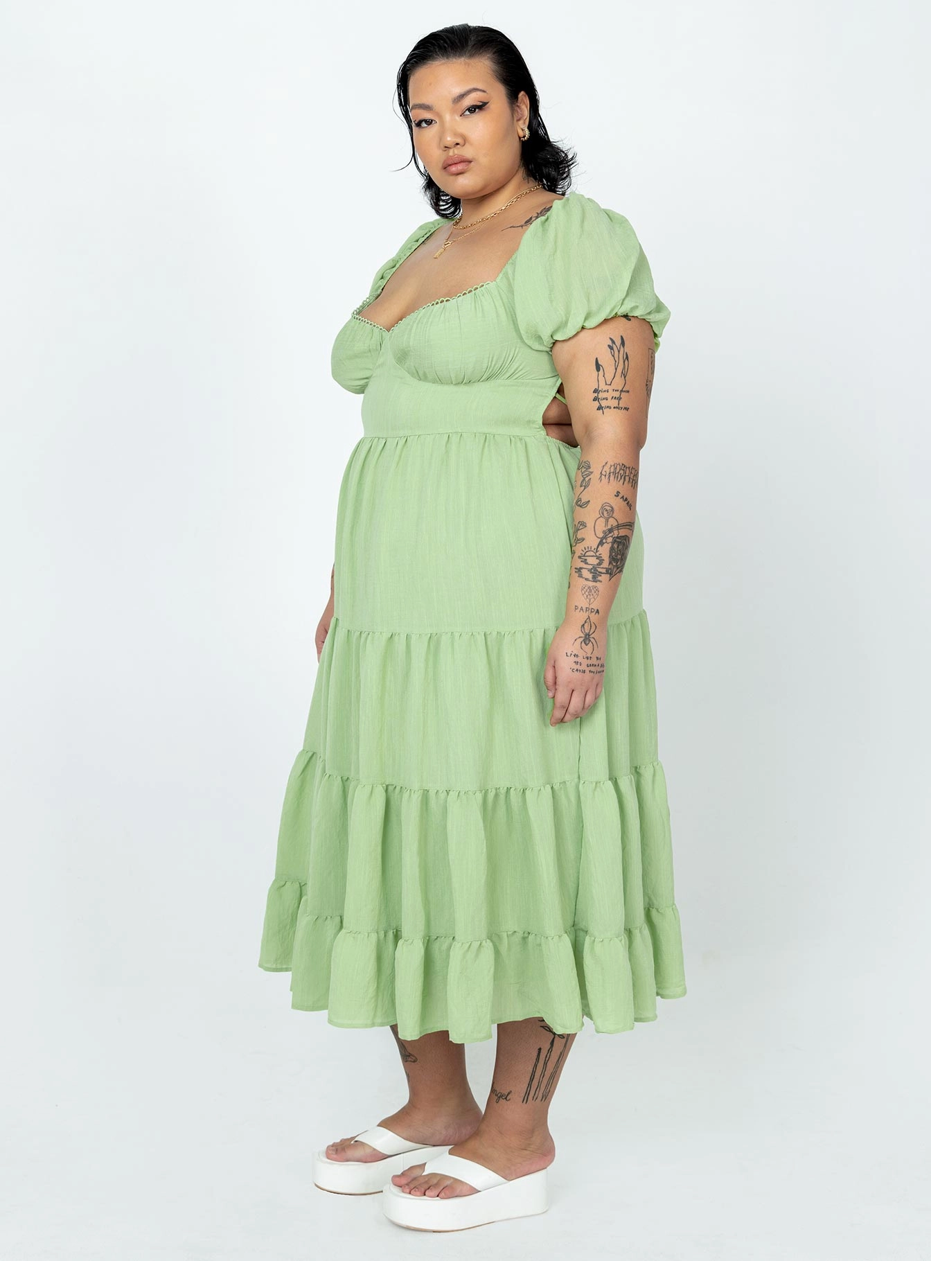 Versatile Style Wear Danny Midi Dress Green Curve