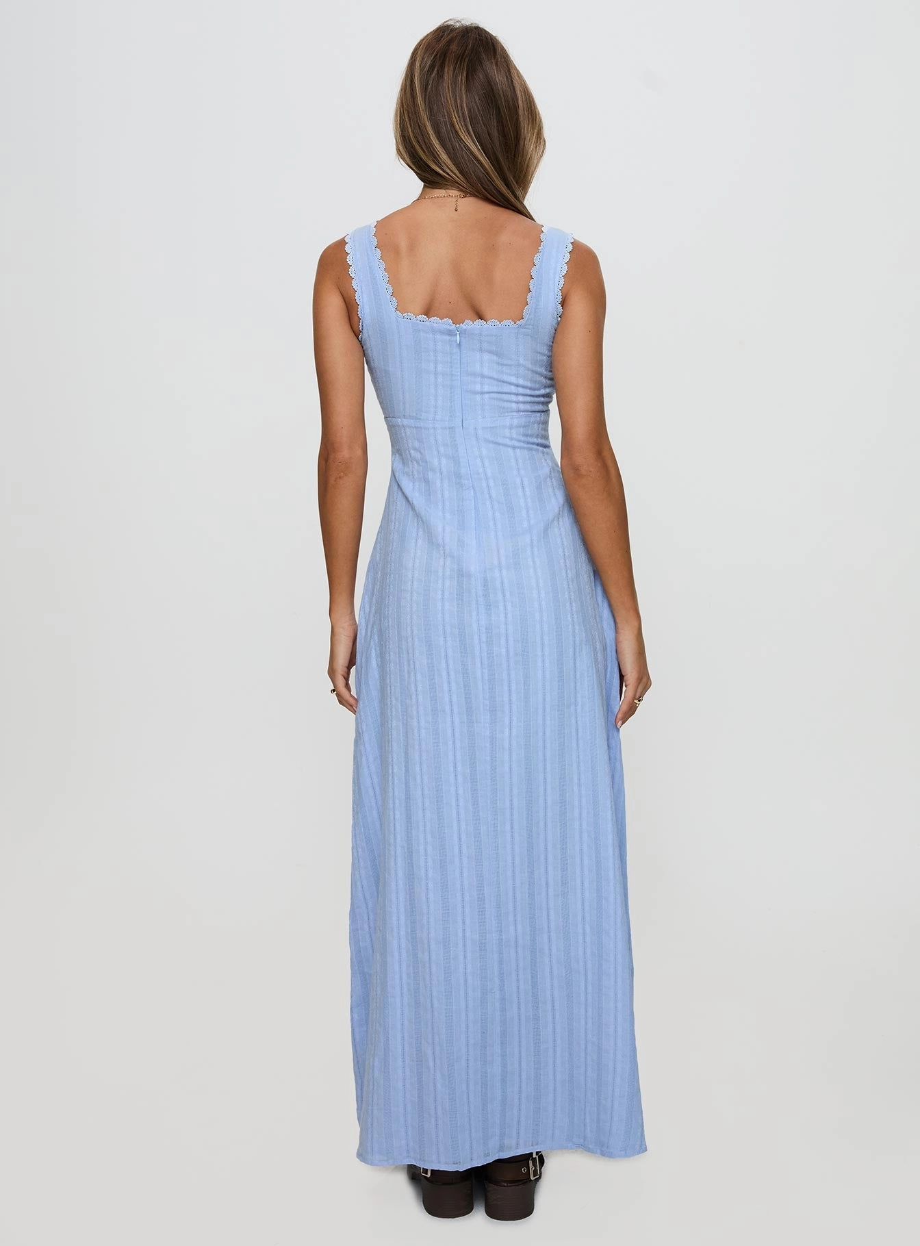 Bodycon Fit Dasha Maxi Dress Blue