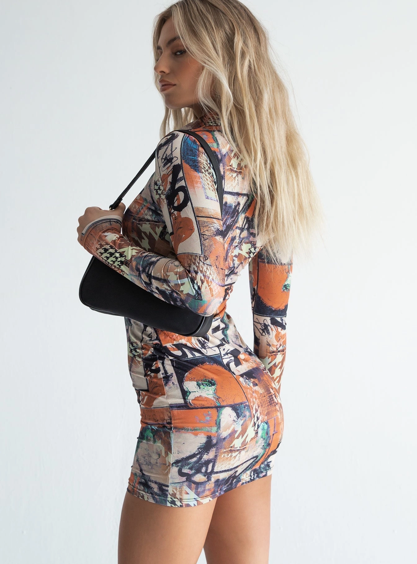Workwear Flattering Design Deja Mini Dress Multi