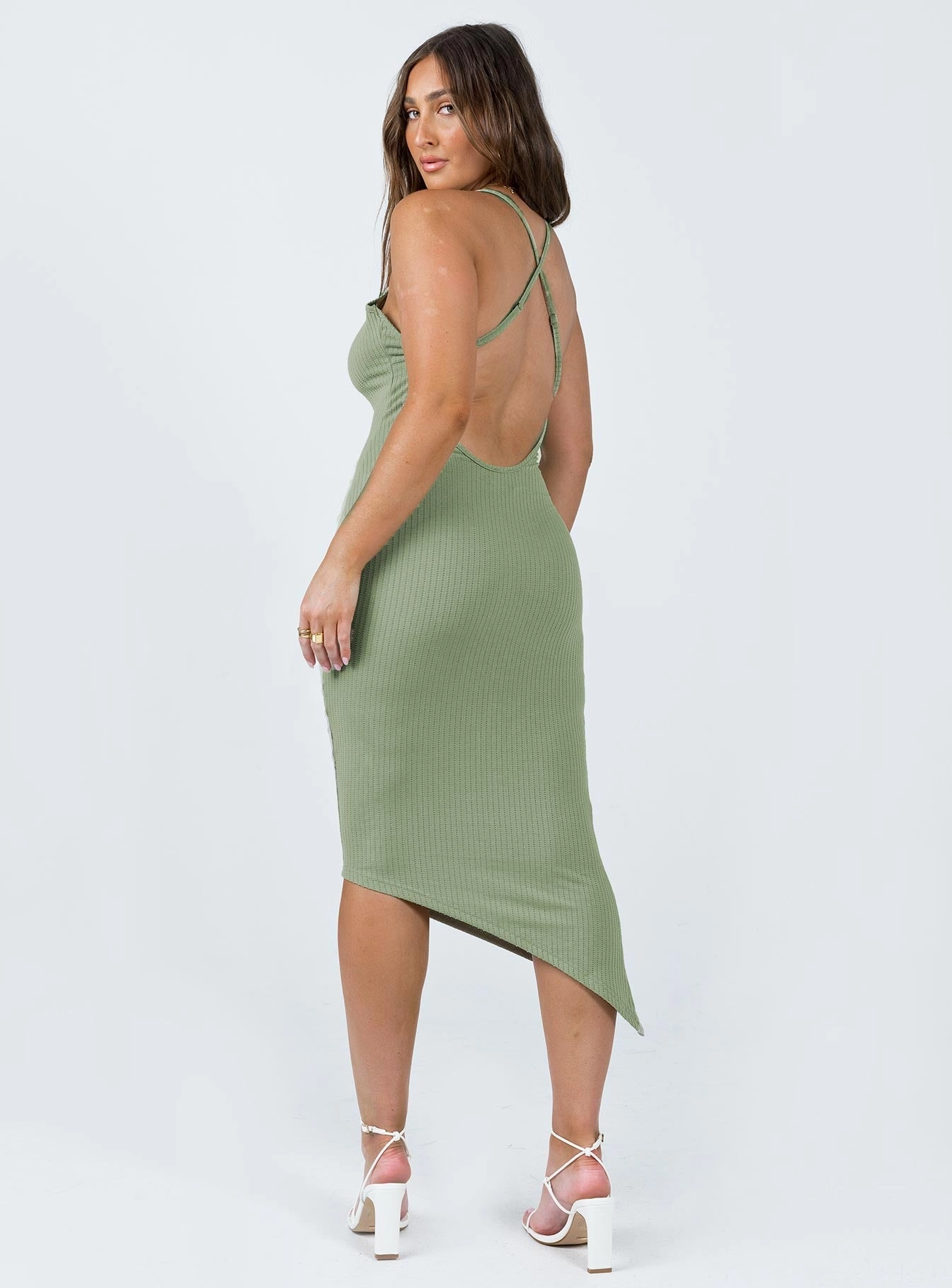 Deme Maxi Dress Sage Sunny Lace Social Charm