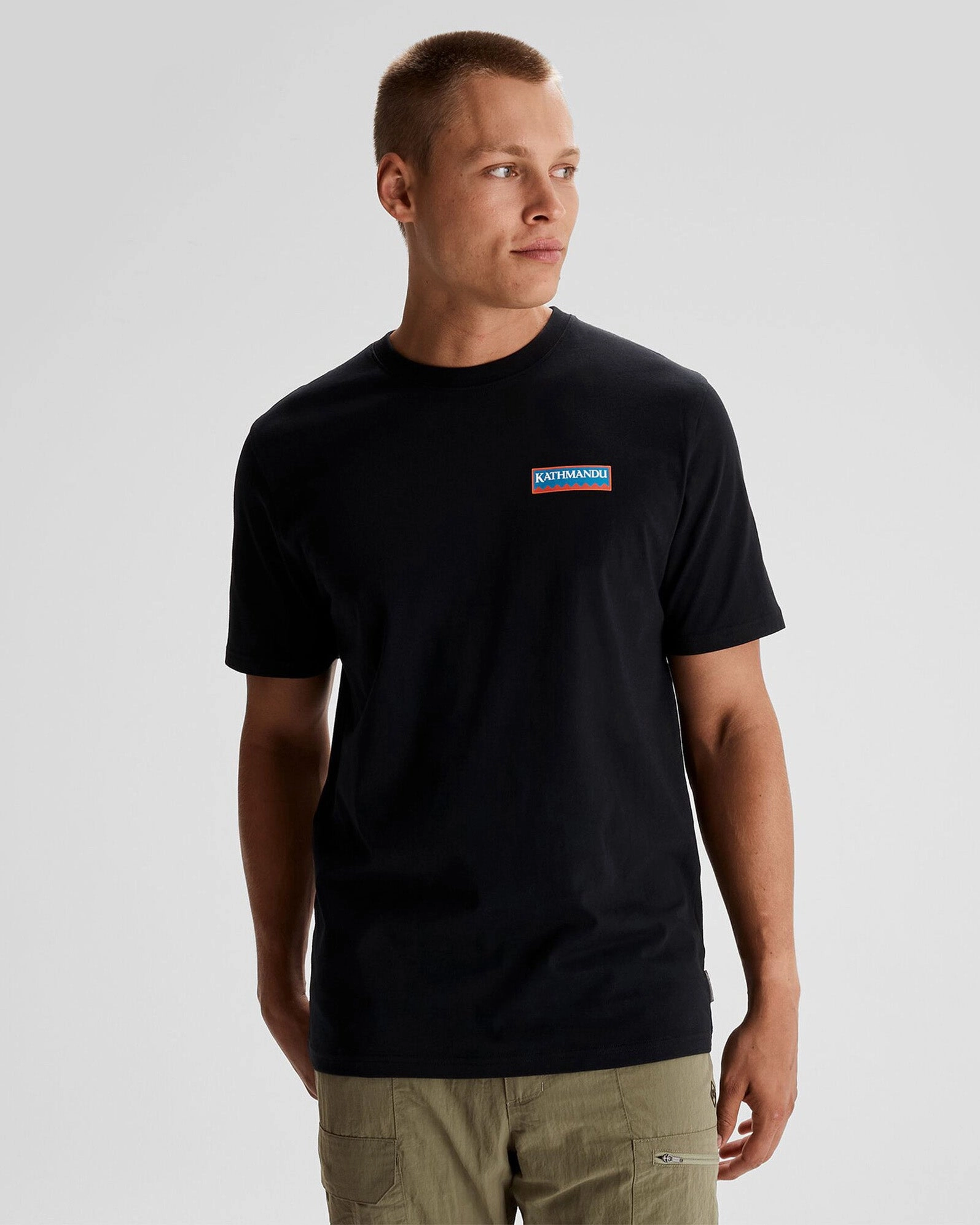 MoistureControlFibers AllDay Comfort Men's Heritage Organic Cotton T-shirt - Black