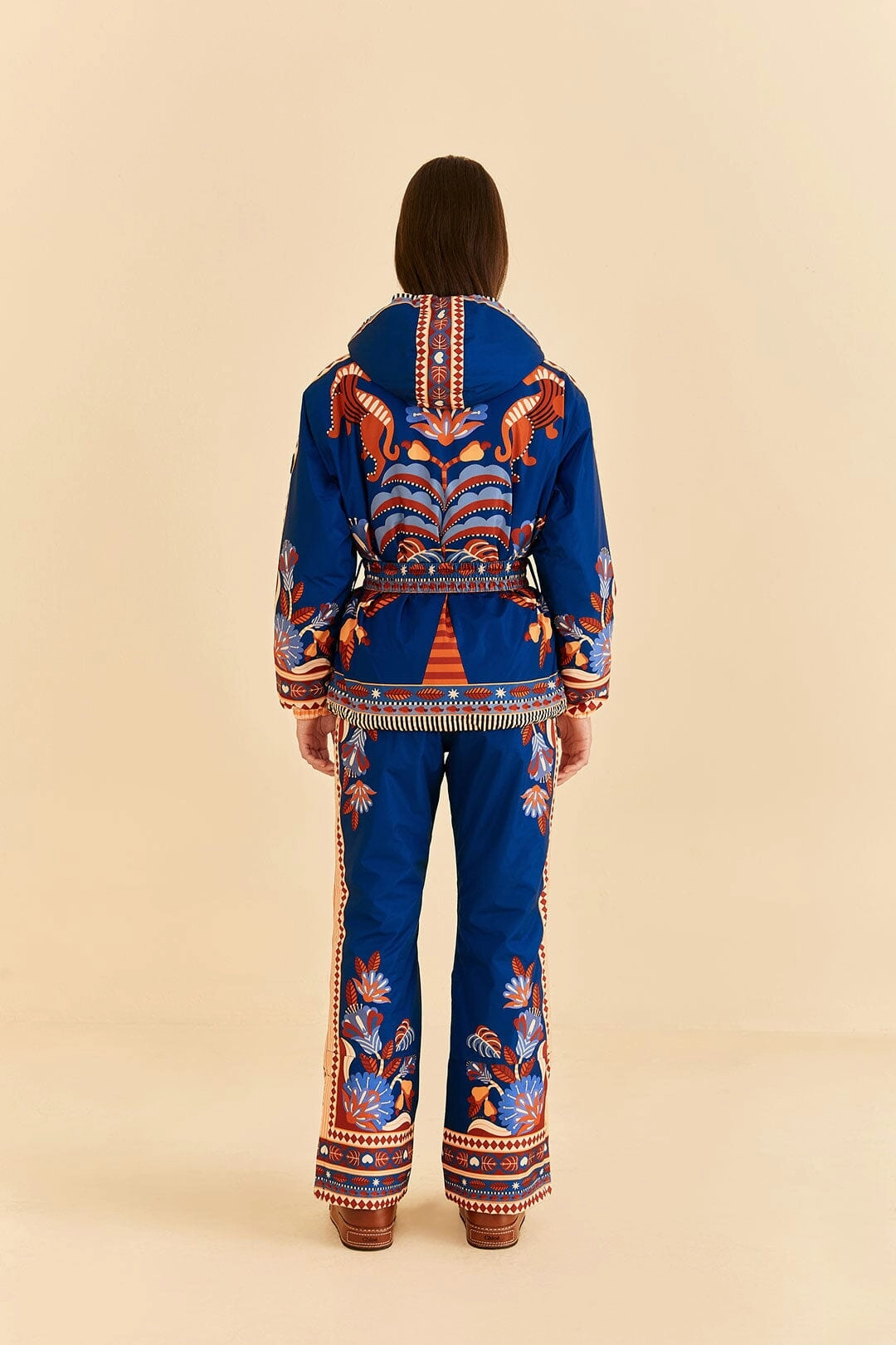 Stylish Outer Layer Blue Nature Beauty Ski Jacket