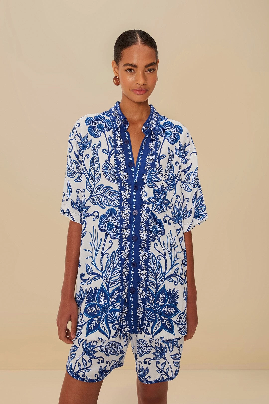 Flexible Side Panels Multicolor Summer Picnic LENZING? Shorts