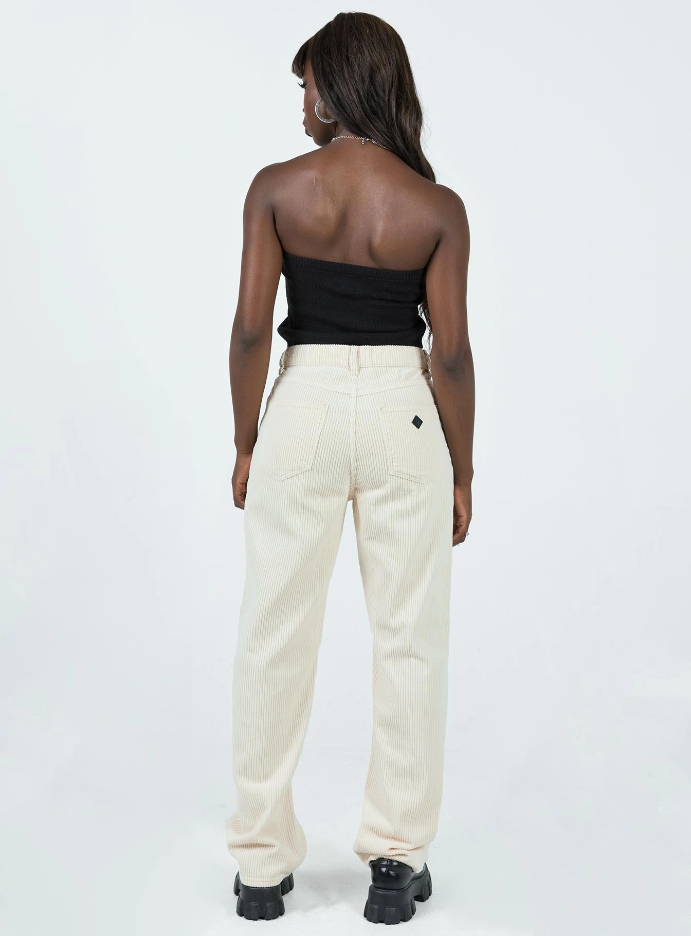 Abrand Slouch Jean Real Love Cord Cream Anti Fade Technology Vibrant Fashion Lover