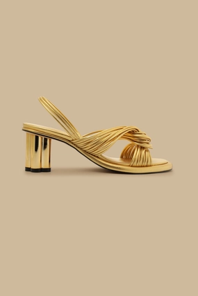 Soft Finish Sandal Craftsmanship Strappy Heeled Sandal
