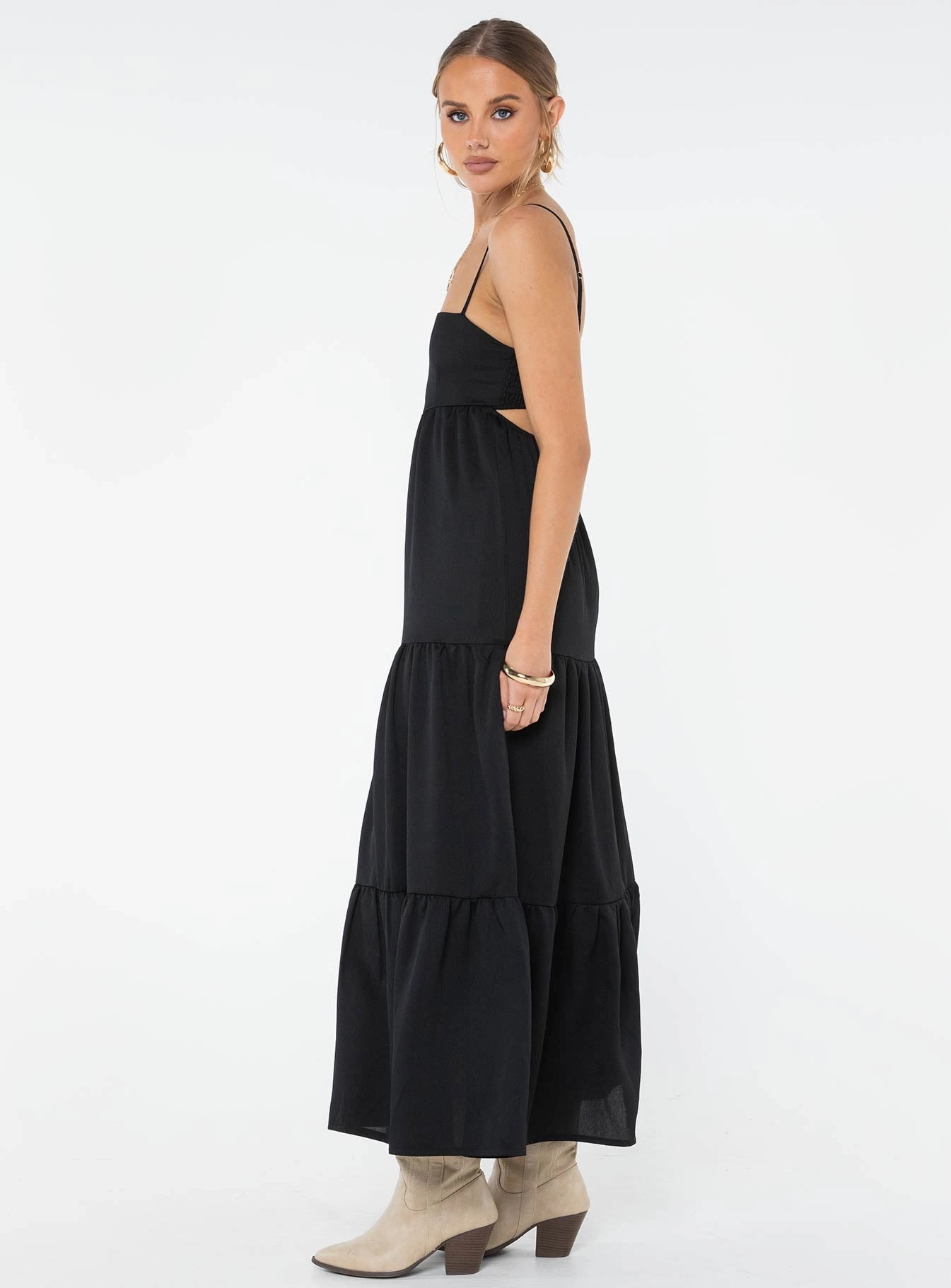 Dunster Maxi Dress Black Luxe Appeal Evening-Wear