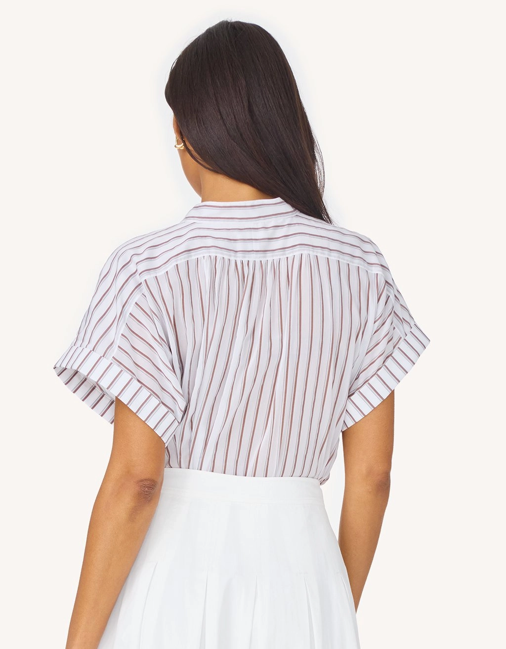 Youthful Style Festive Look unsubscribed cotton silk popover top