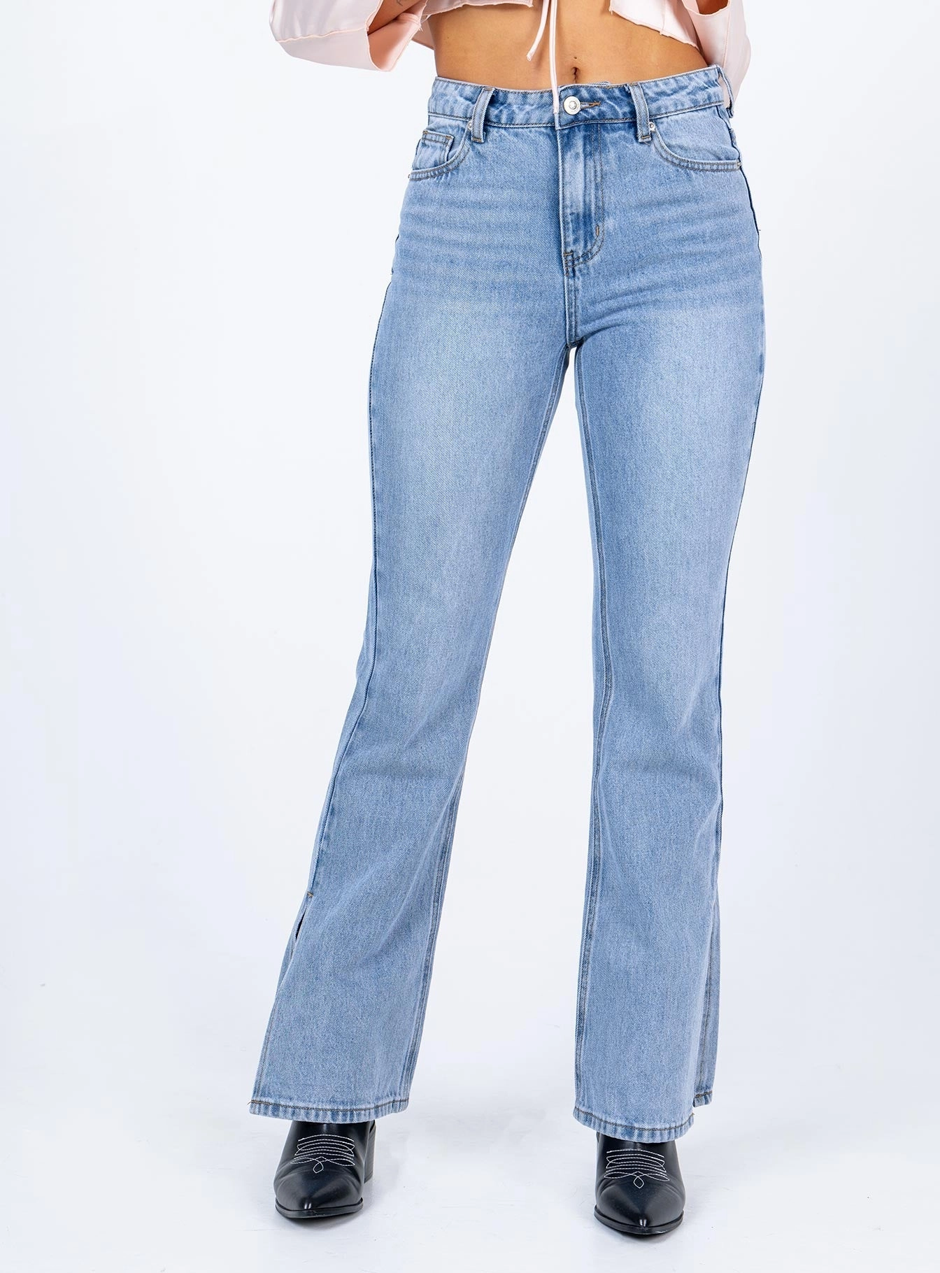Tampico Flare Leg Denim Jeans Daily Wear Festival Outfit Comfortable Choice