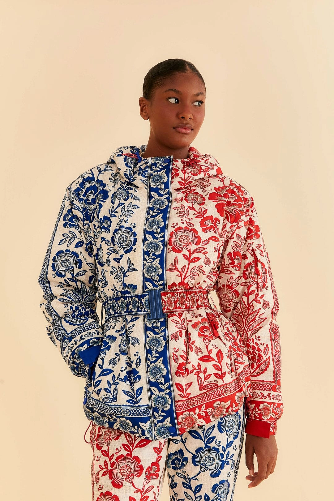 Breathable Lining Design Durable Water Repellent Mixed Pineapple Garden Ski Jacket