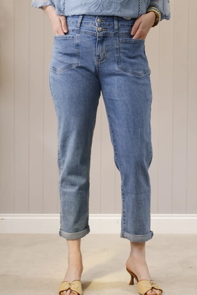 Flexible Waistband Brodie High Waisted Jeans