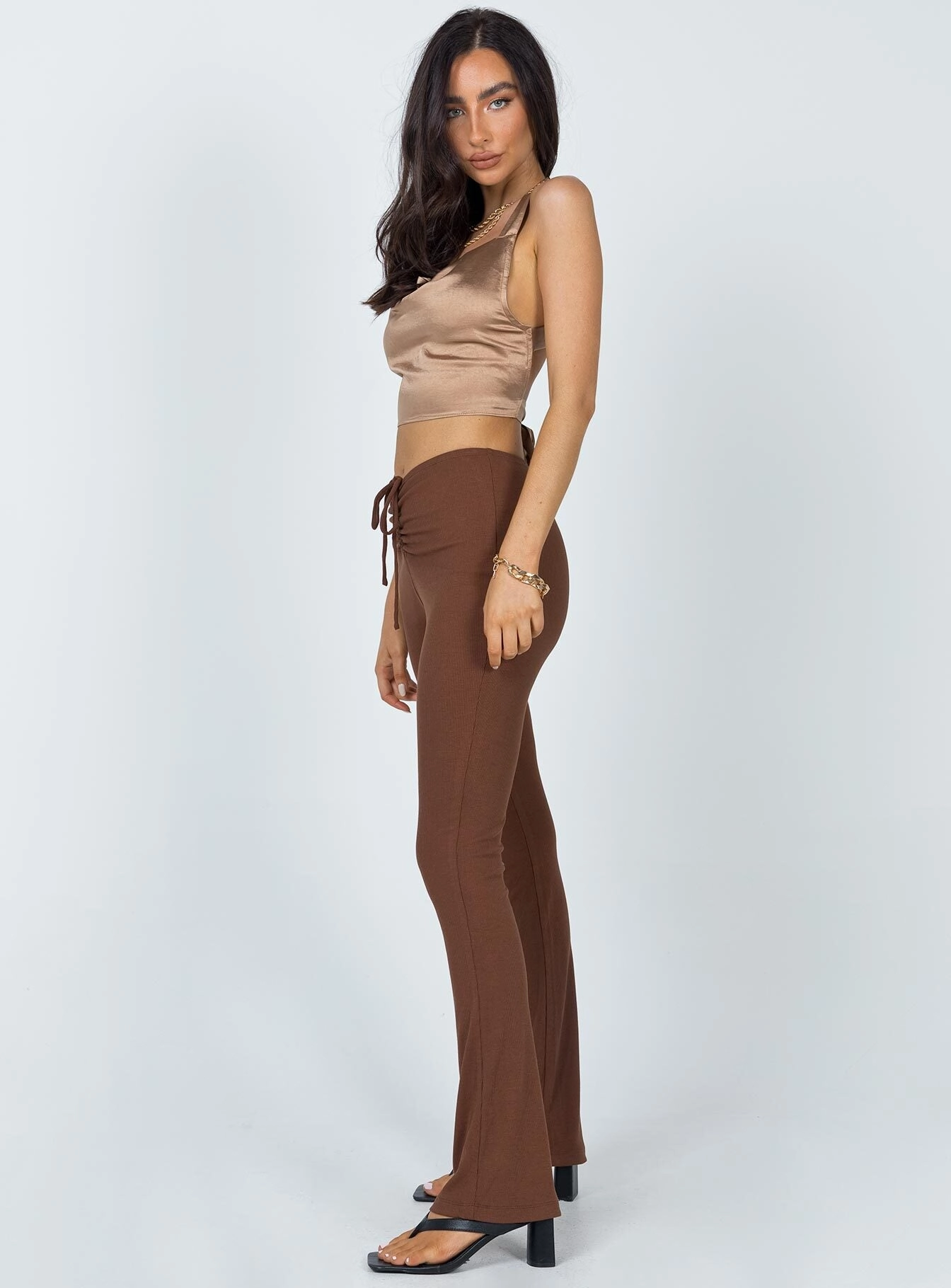 Imogen Pants Brown Perfect Fit Wear