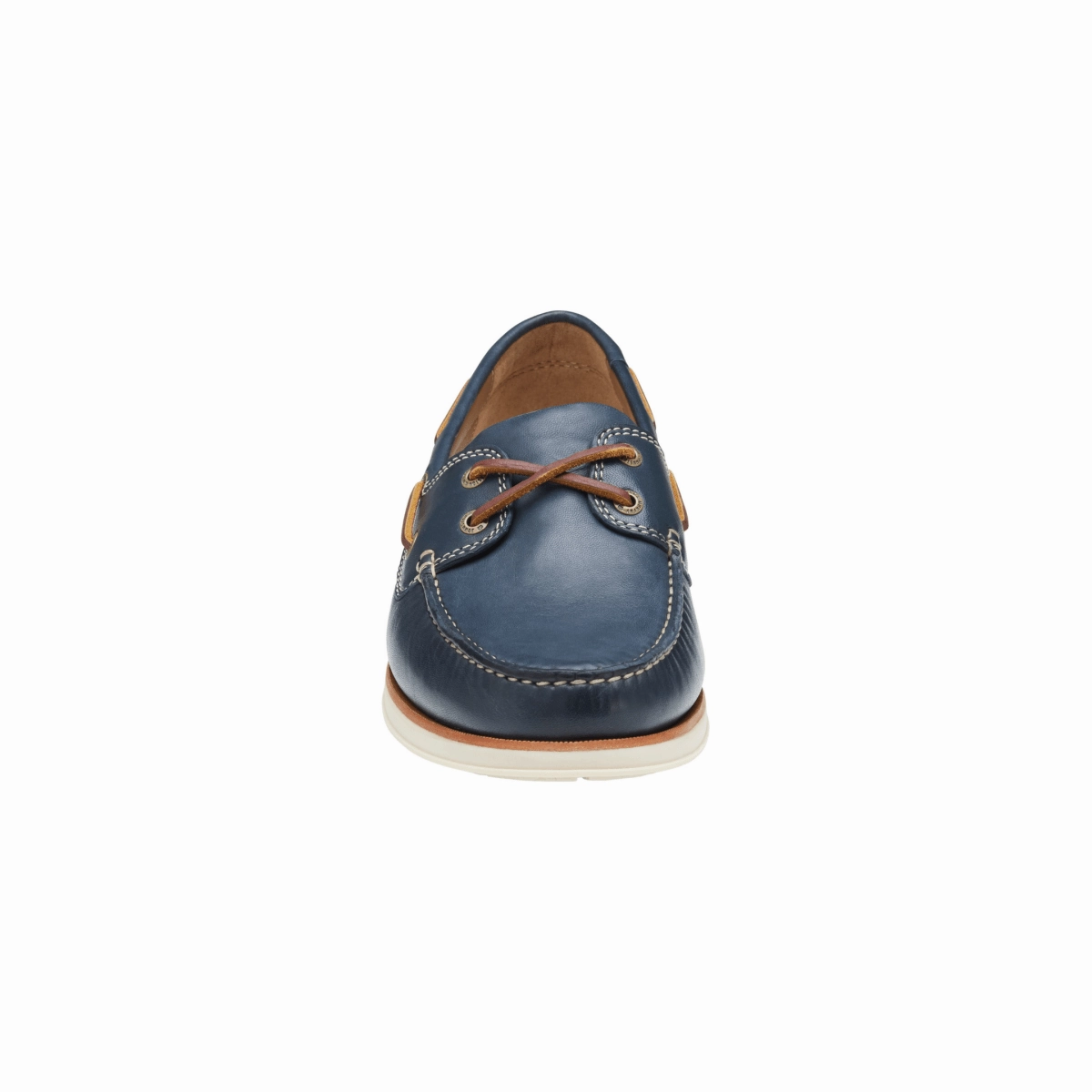Boat shoes Senior Wear Johnston & Murphy Men's Monaco 2-Eye Boat Shoe Navy Glove Leather