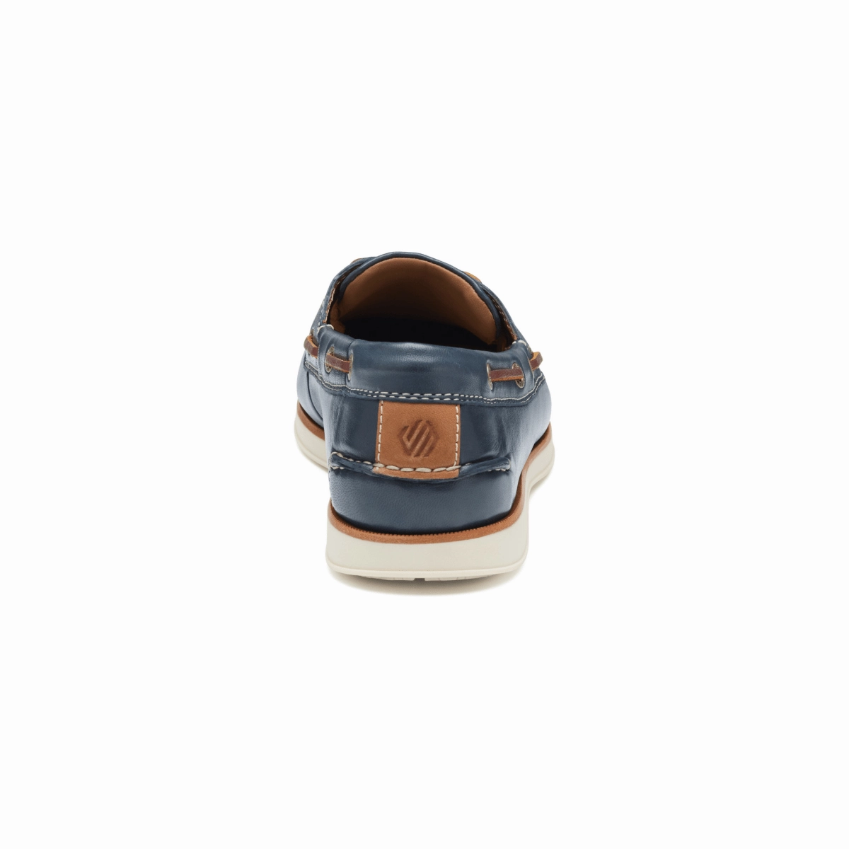 Foot Journey Johnston & Murphy Men's Monaco 2-Eye Boat Shoe Navy Glove Leather