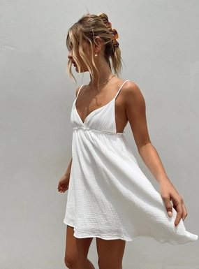 Red-Carpet Panonia Mini Dress White