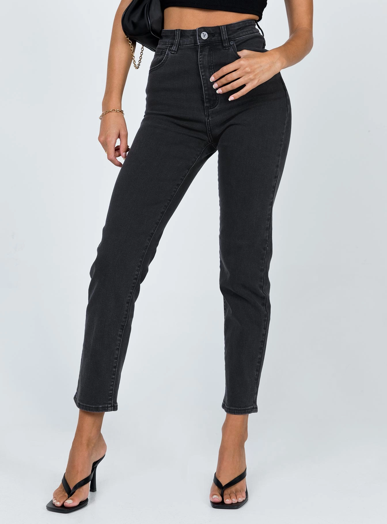 Urban Style Vintage Wash Abrand 94 High Slim Jeans 90210