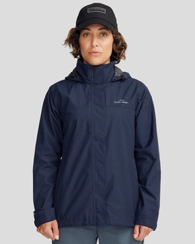 Women's Andulo 2-layer Rain Jacket - Pure Navy Sporty Fit Smart Design