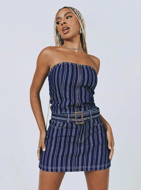 Fernley Skirt Blue Built In Shorts