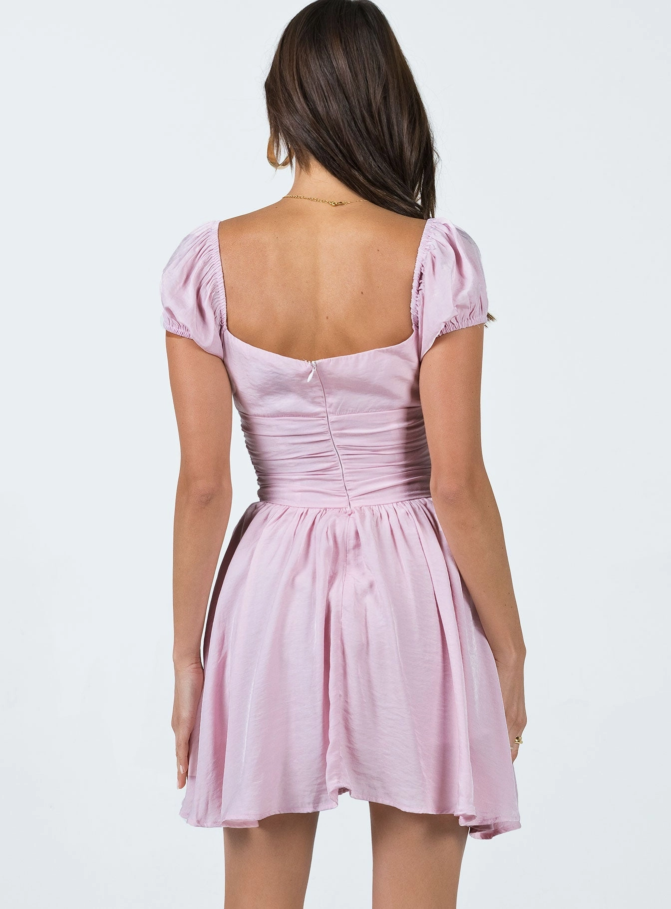 Classic-style Petal Mini Dress Pink