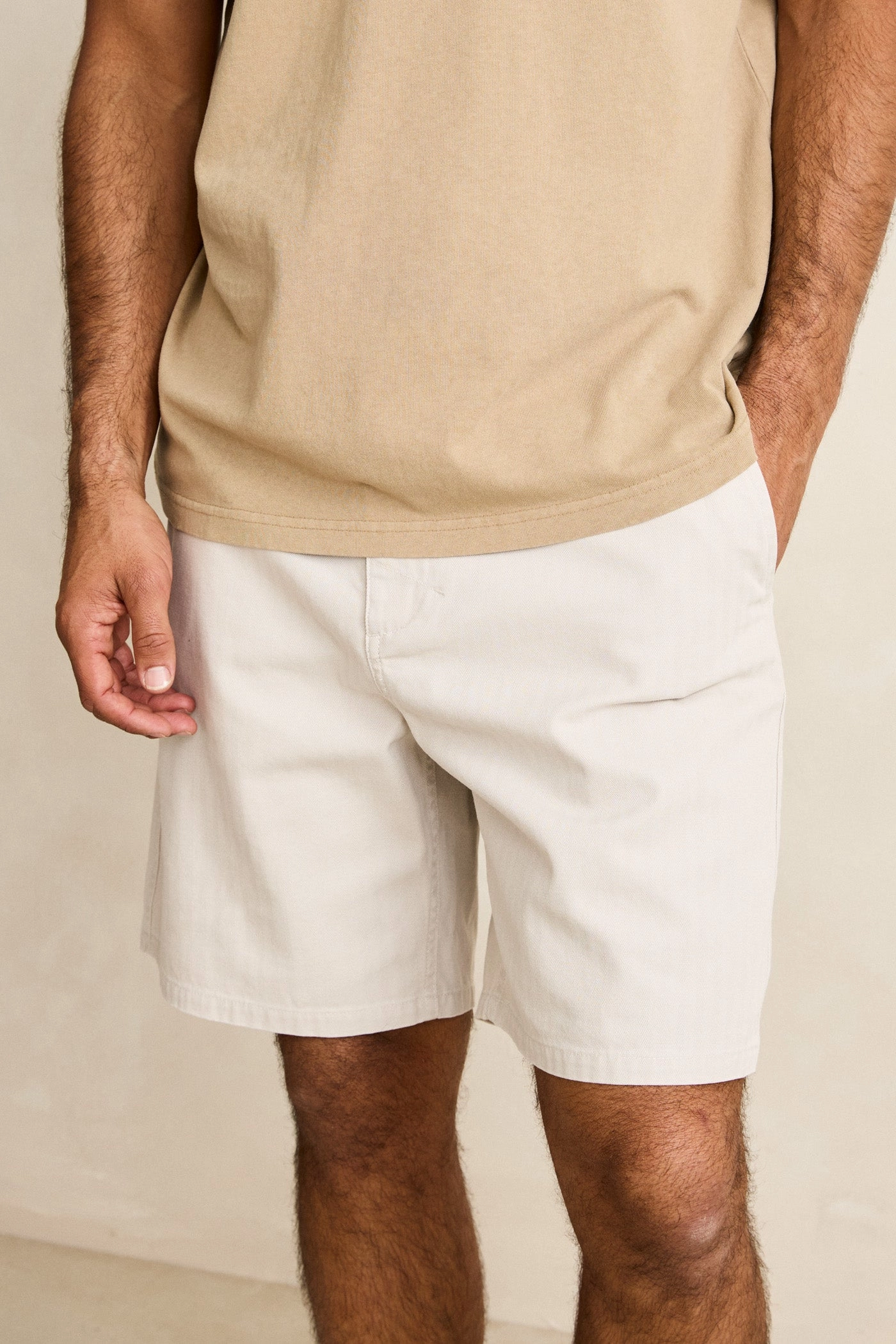comfortable attire Relaxed Herringbone Short Sand