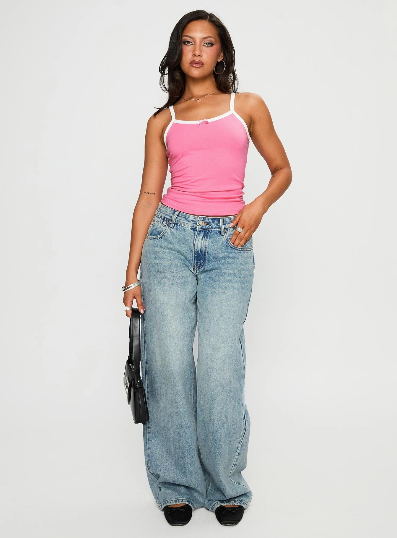 Edge Of Town Mid Rise Straight Leg Jeans Vintage Blue Night Out Traveler Gear Stylish