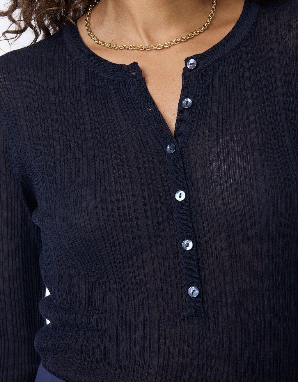 Cozy Flex Fit Cozy Comfort Wear Unsubscribed Recycled Silk Ribbed Henley