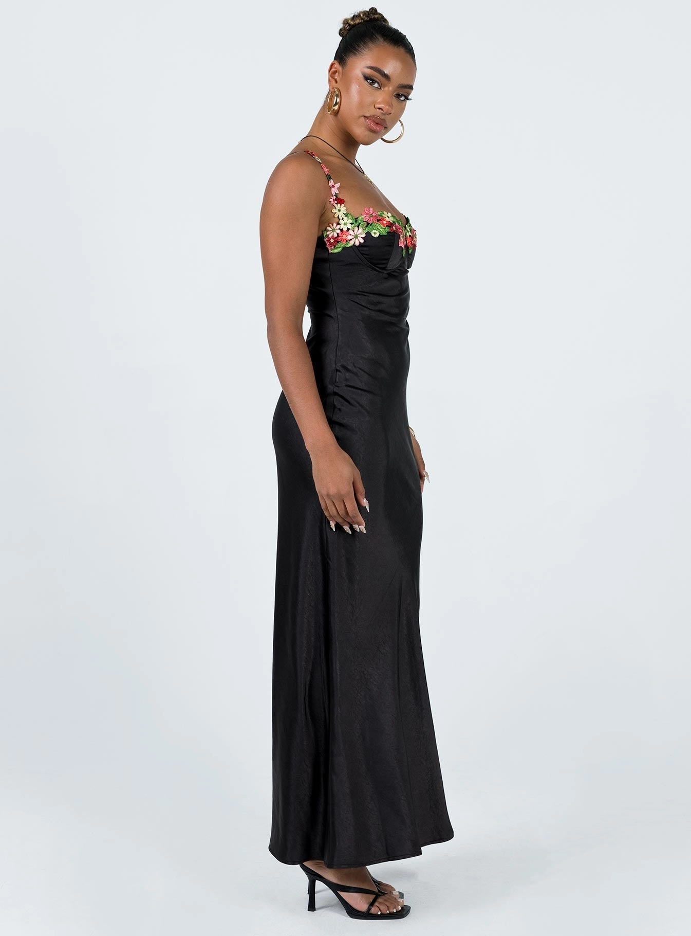 Timeless Fashion Bright Mood Kenzie Maxi Dress Black