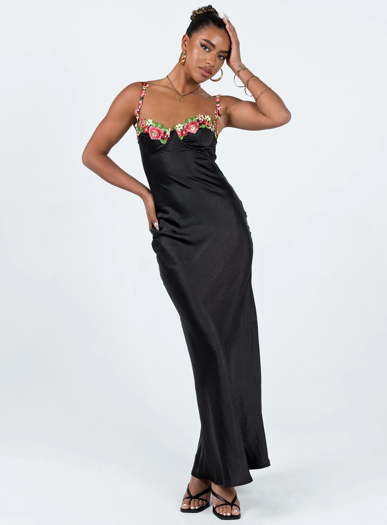 Kenzie Maxi Dress Black Vacation Vibe