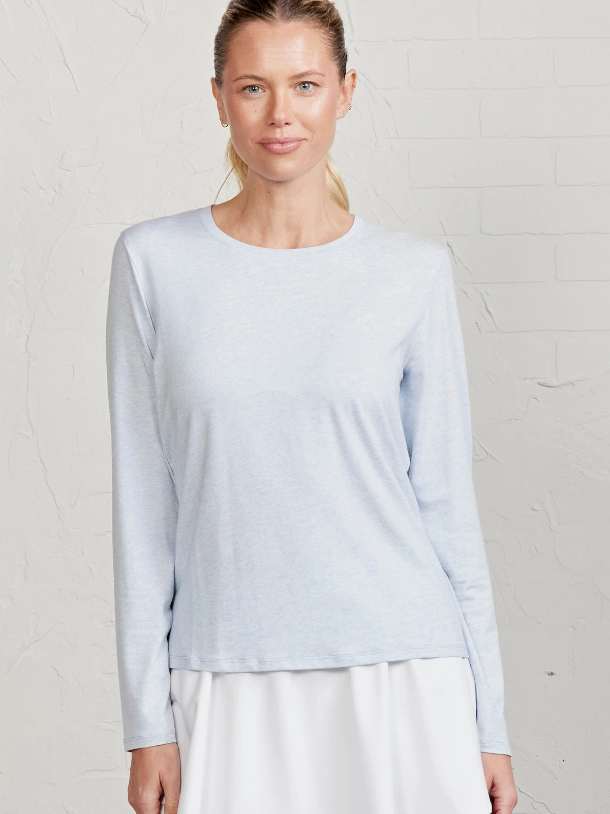 MultiPocket Configuration Hybrid Fabric Blend All Day Long Sleeve T-Shirt