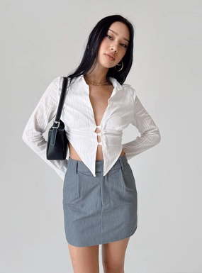 Heritage Craft Konrad Mini Skirt Grey