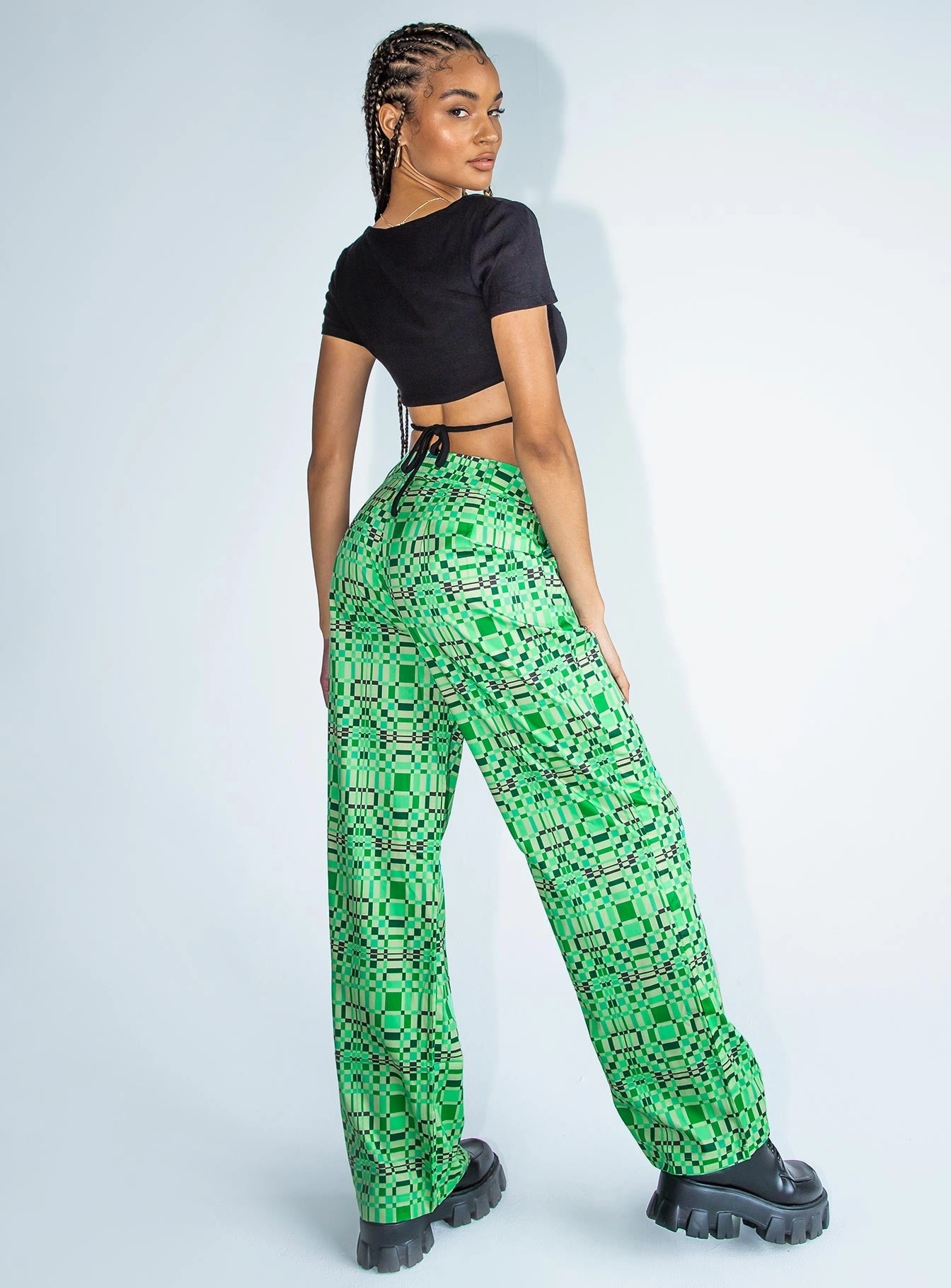 Kutcher Pants Green Non Irritating Tags