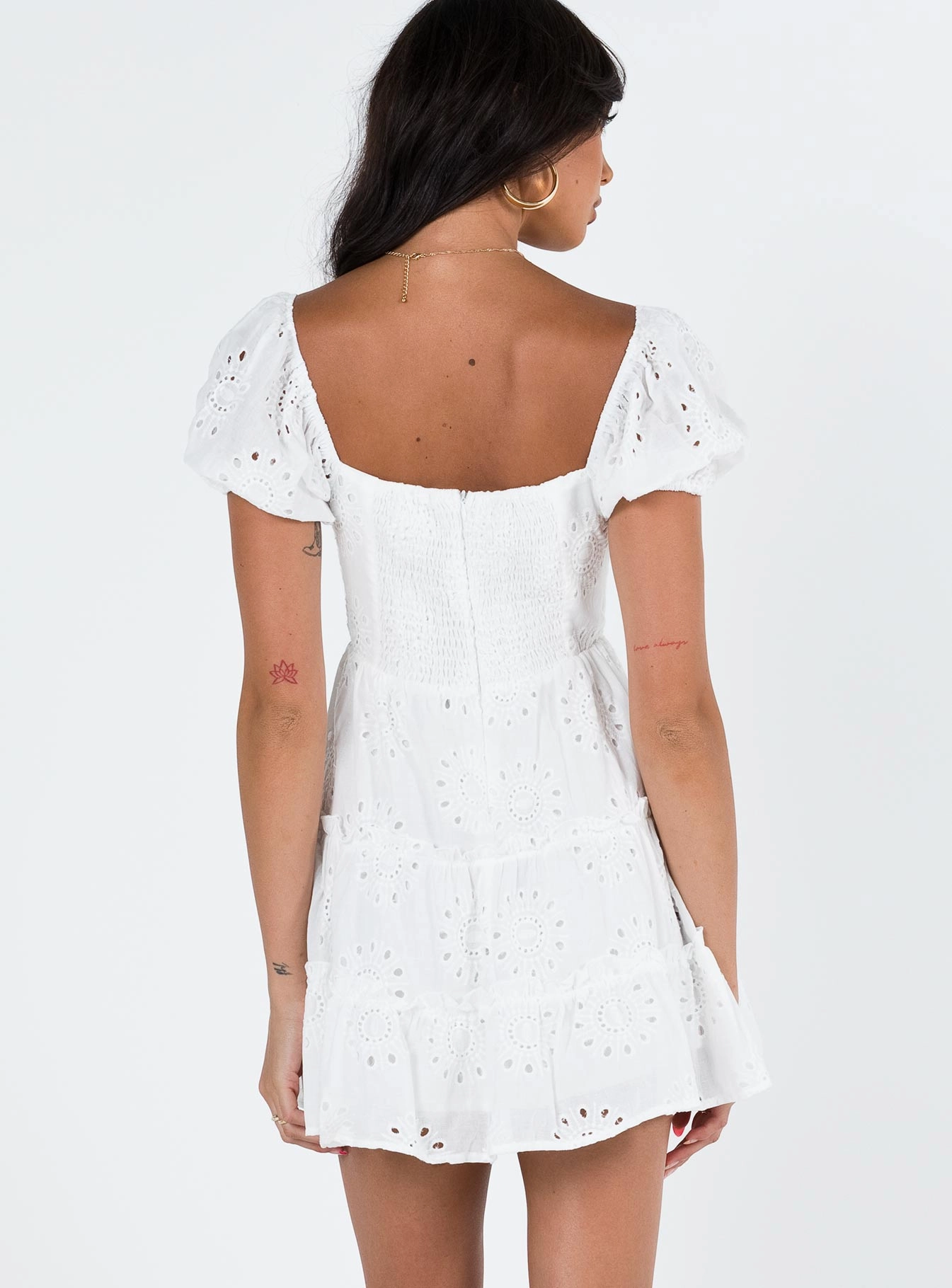 Lounge Comfort Lavine Mini Dress White