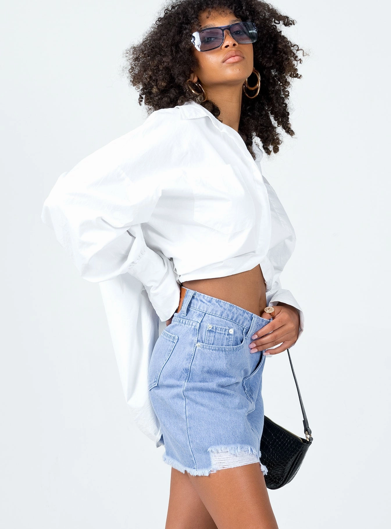 Laidback Feel Giannia Denim Mini Skirt