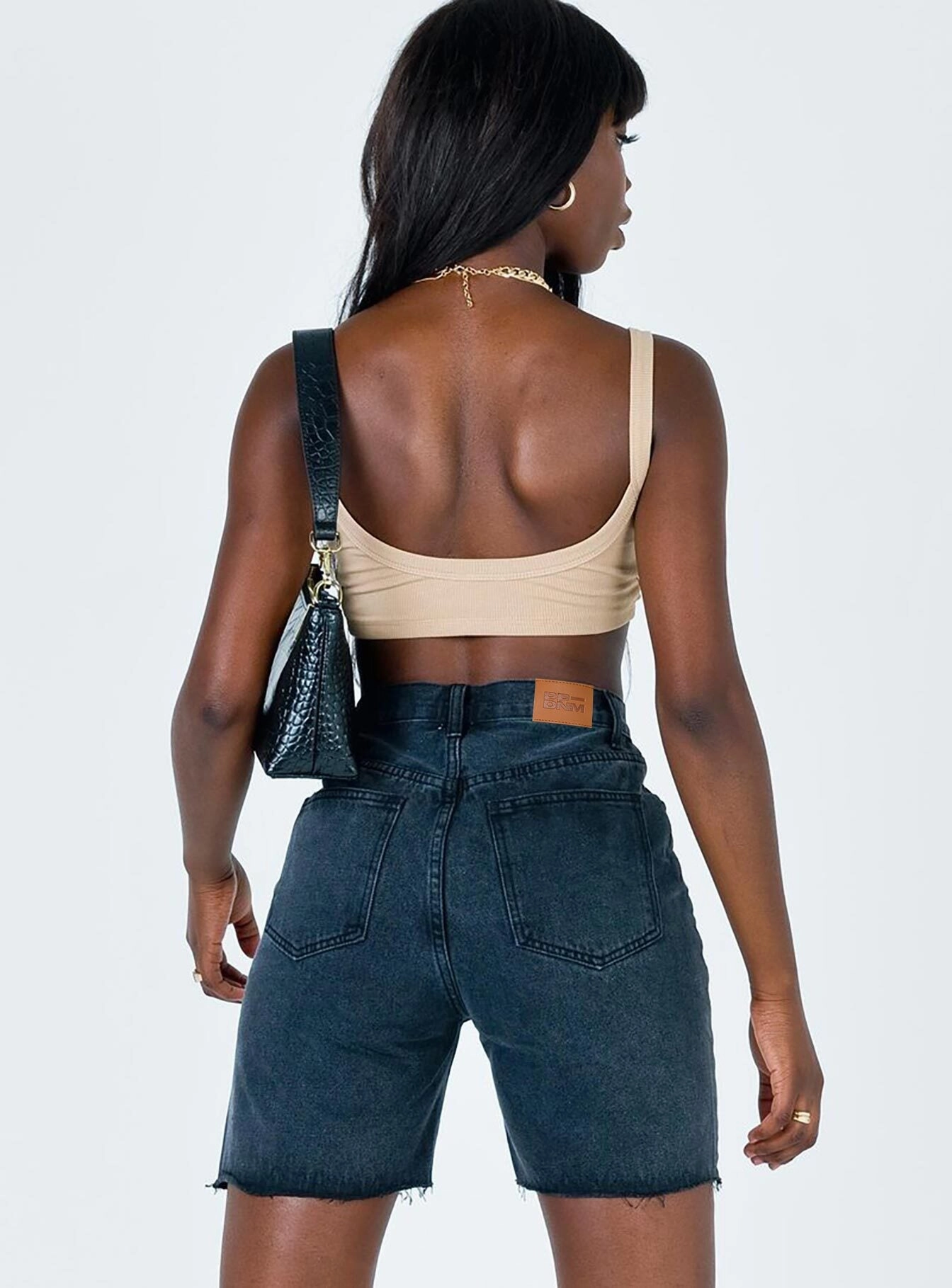 Eliana Shorts Black Shock Dispersing Architecture