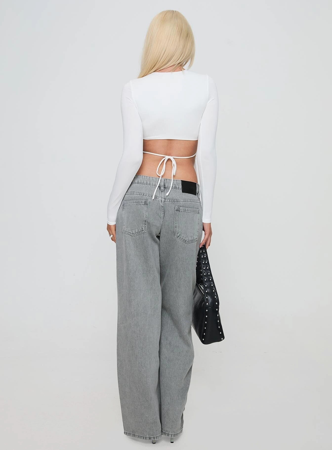Versatile Everyday Wear Everyday Fashion Lover Ellanor Low Rise Straight Leg Jeans Washed Grey Petite
