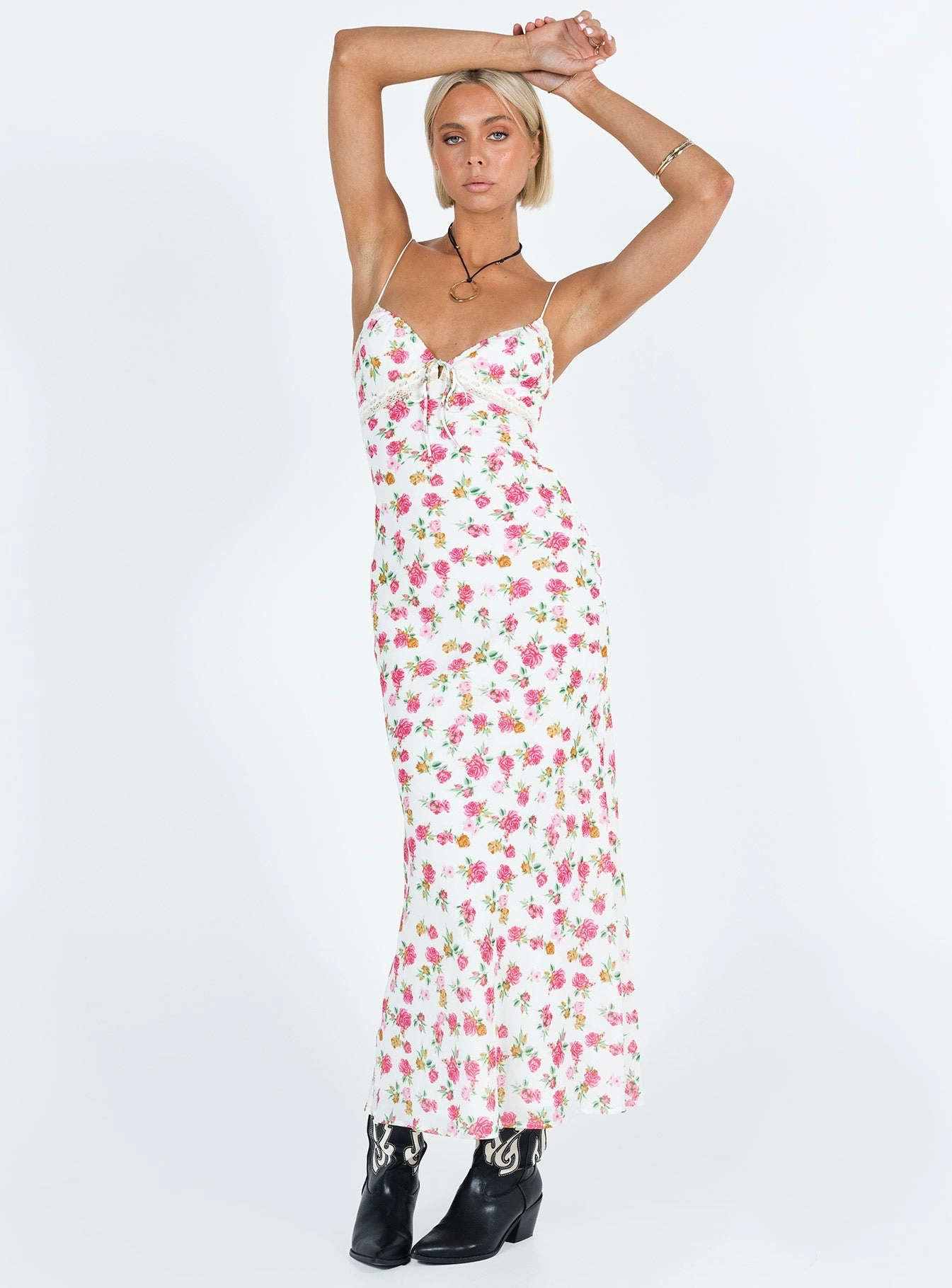 Stylish Layer Comfortable outdoor wear Emily Maxi Dress Multi Floral