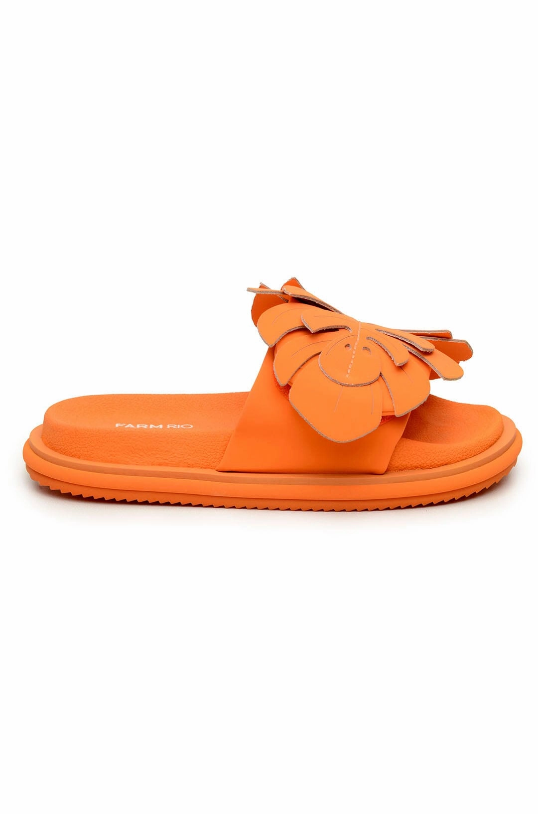 Orange Monstera Anatomic Slide Sandal Sweat Free Relaxed Summer Footwear
