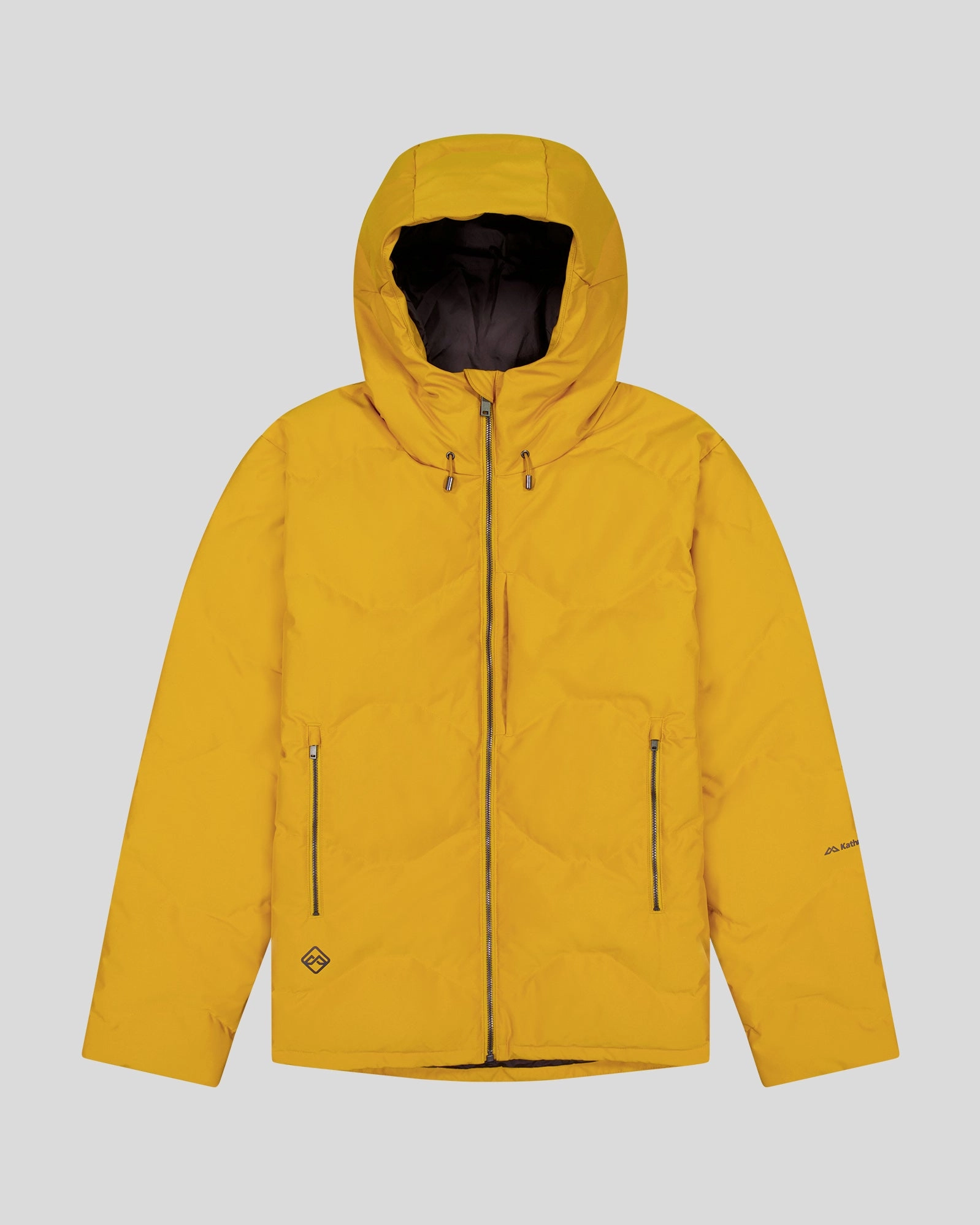 retro look Go Anywhere Wear Men's Frisco X Down Hooded Jacket - Golden Oak