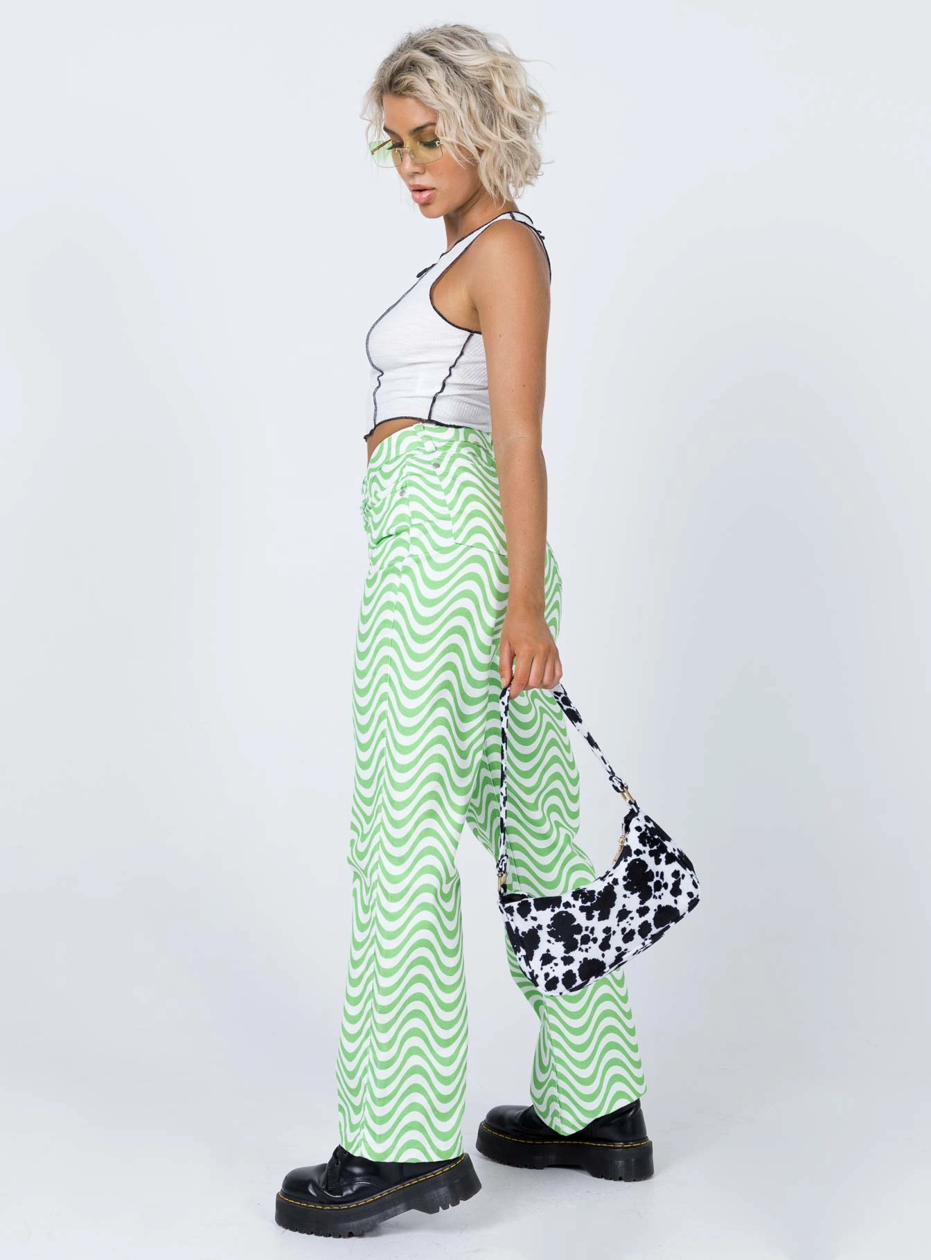 The Ragged Priest Prism Jeans Green Night Out Traveler Gear Stylish