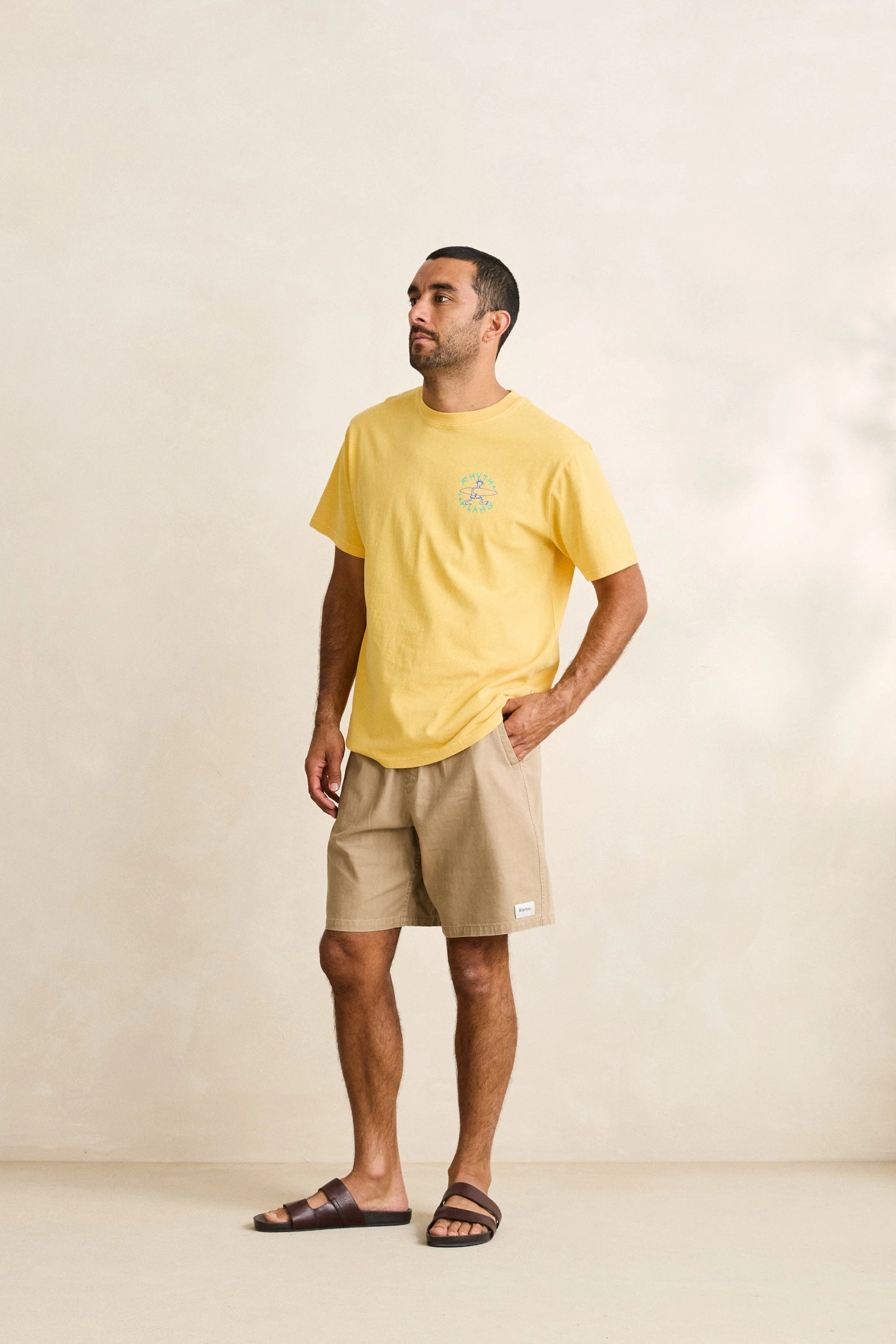 StretchWaistband Essential Herringbone Jam Oak
