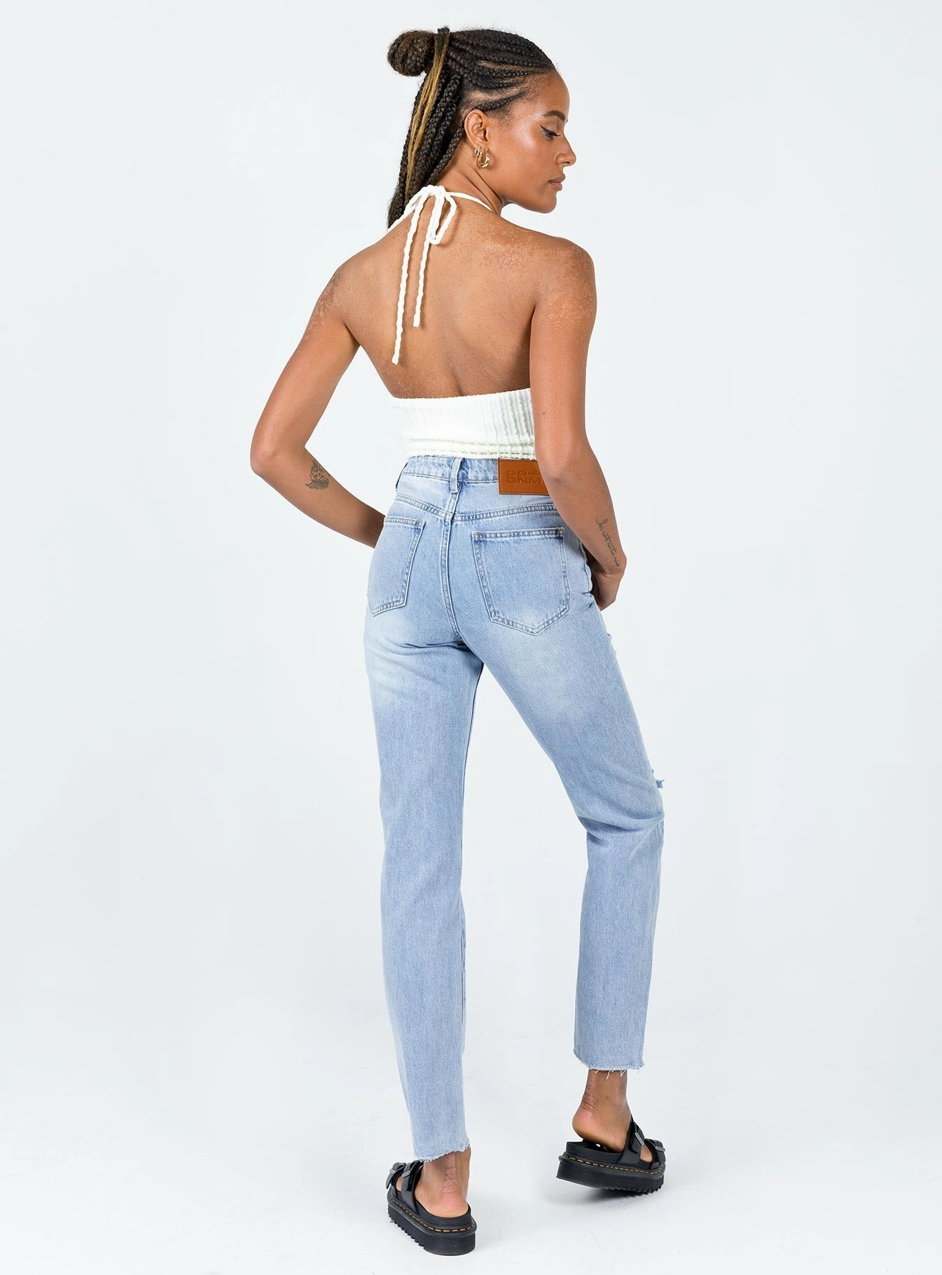 School Fit Evelyn Low Rise Denim Jeans