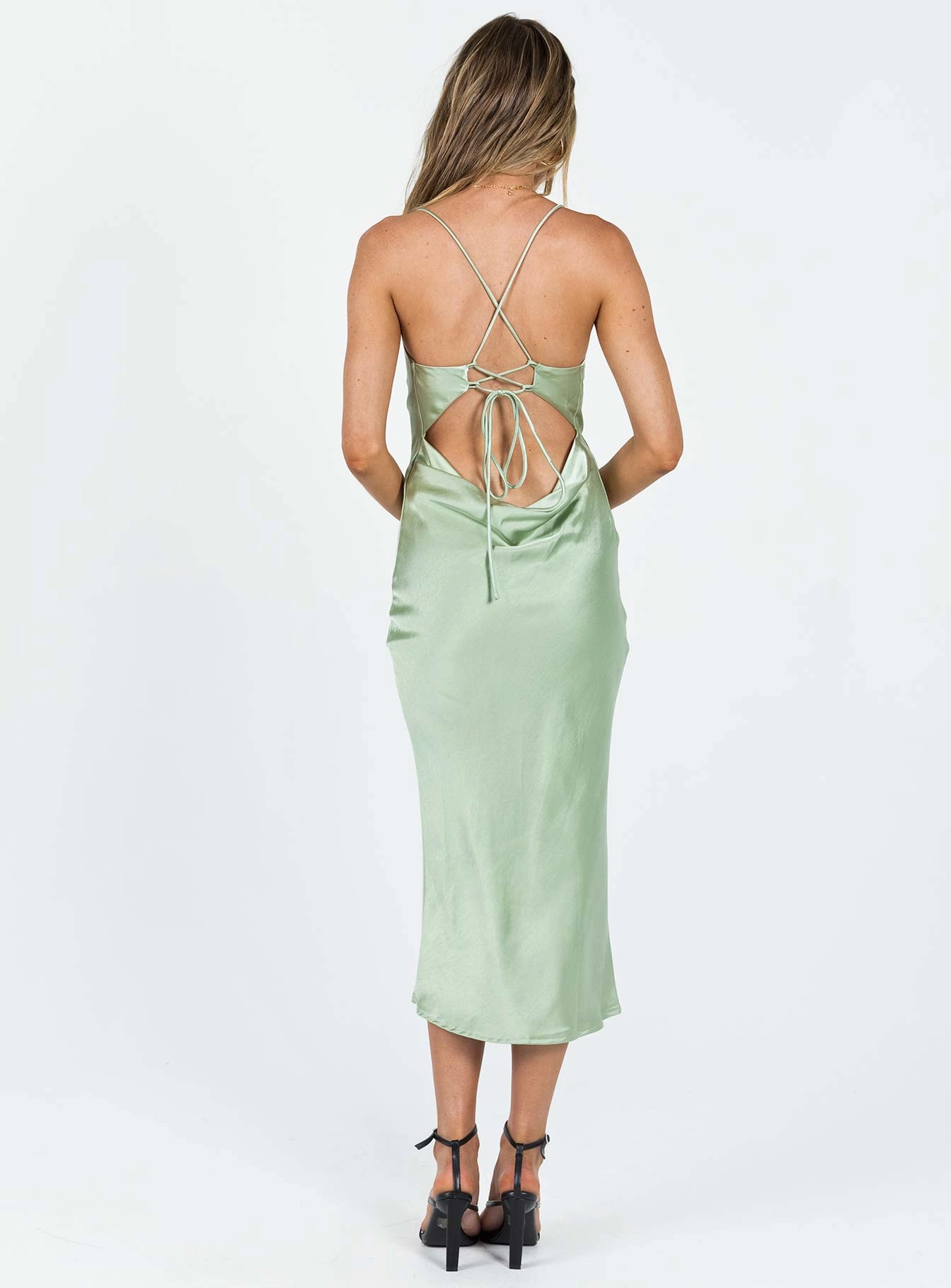 Church Proper Fallyn Midi Dress Green