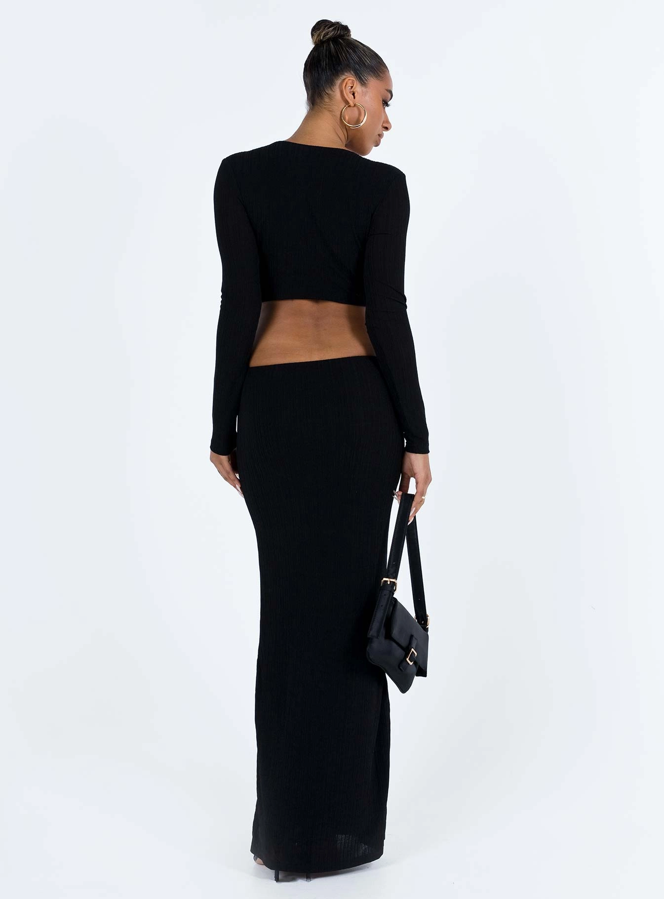 Street Style Everton Maxi Dress Black