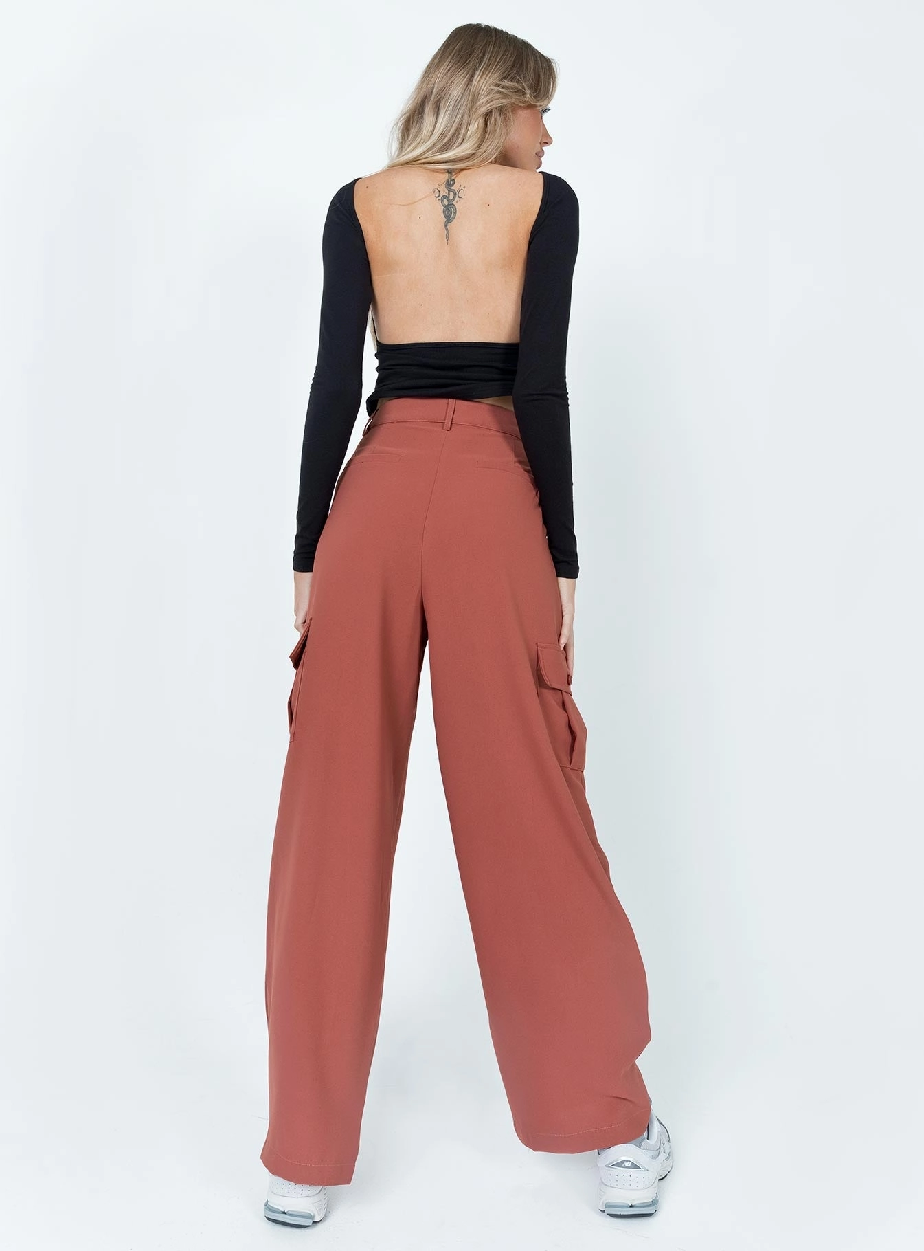 Kenzi Pants Brown Anti Snag Threading